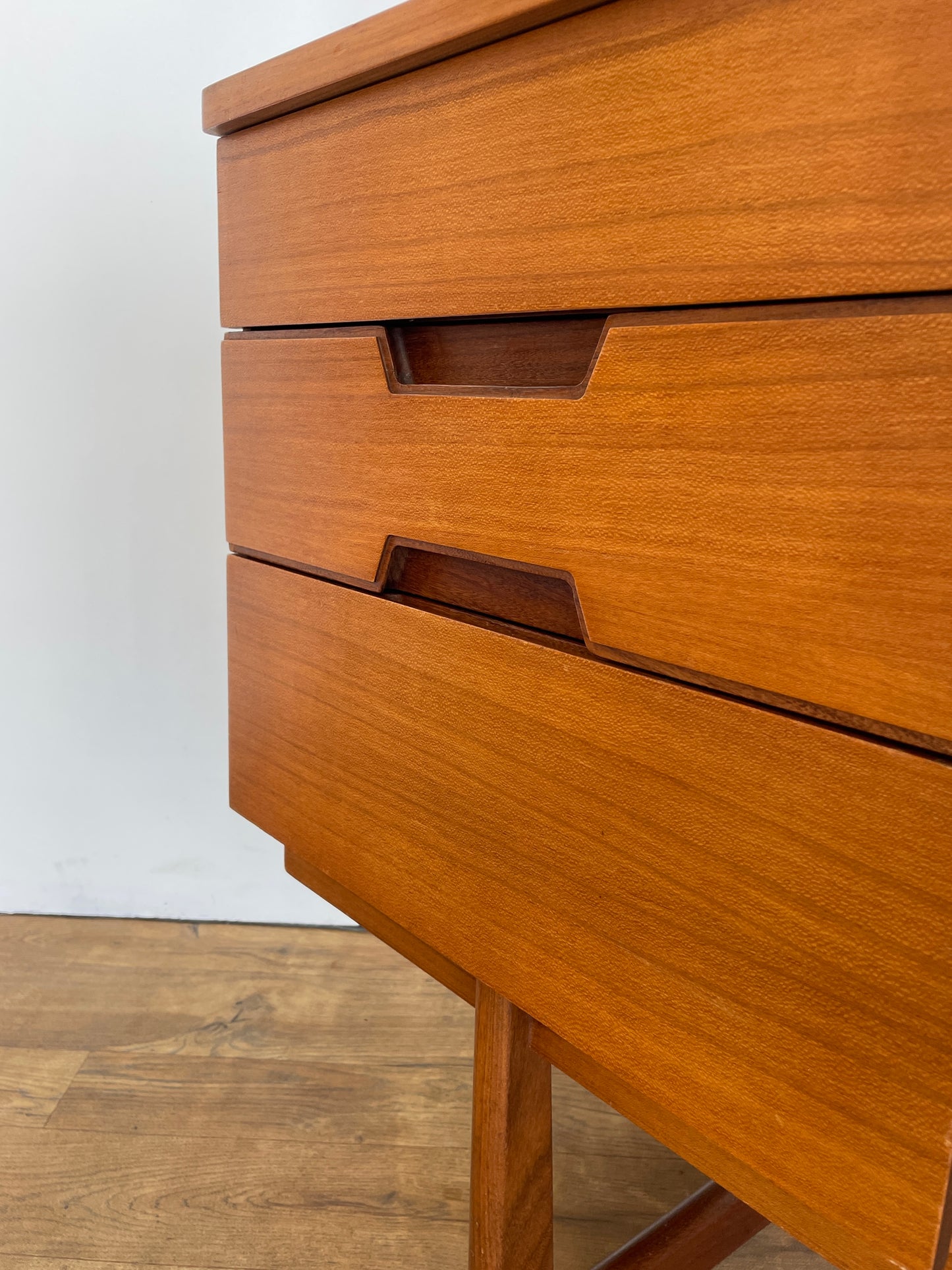Mid-Century Uniflex Dressing Table by Gunther Hoffstead with Mirrors
