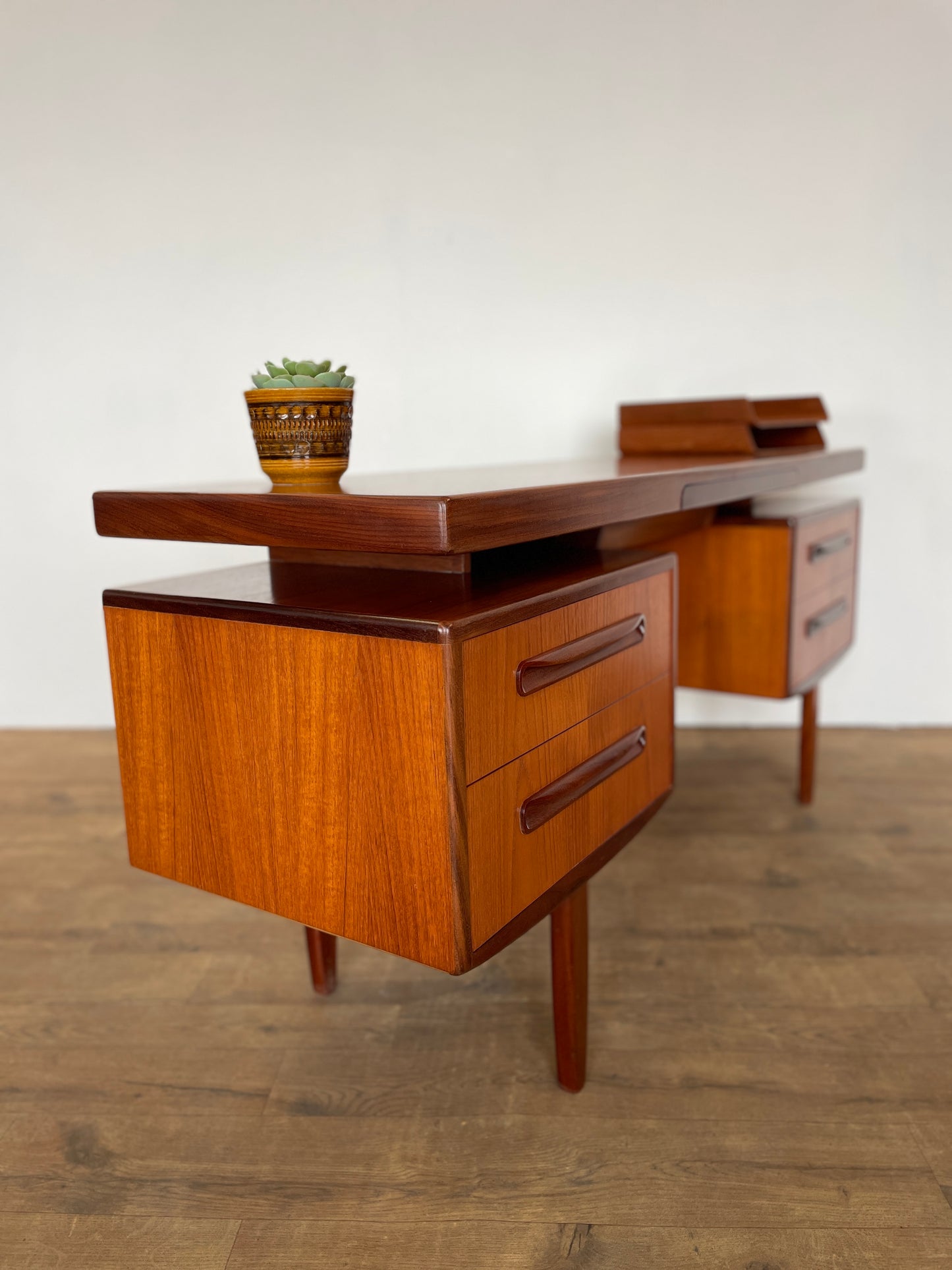 Vintage G Plan Fresco Teak Floating Top Desk – Mid Century Modern