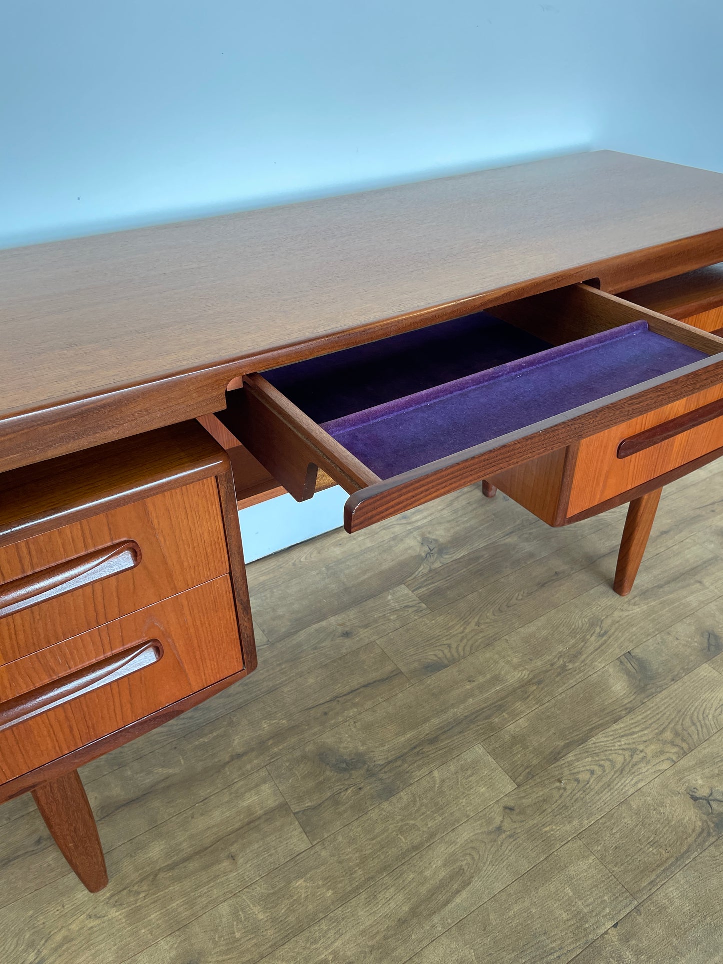 Vintage G Plan Fresco Teak Floating Top Desk – Mid Century Modern