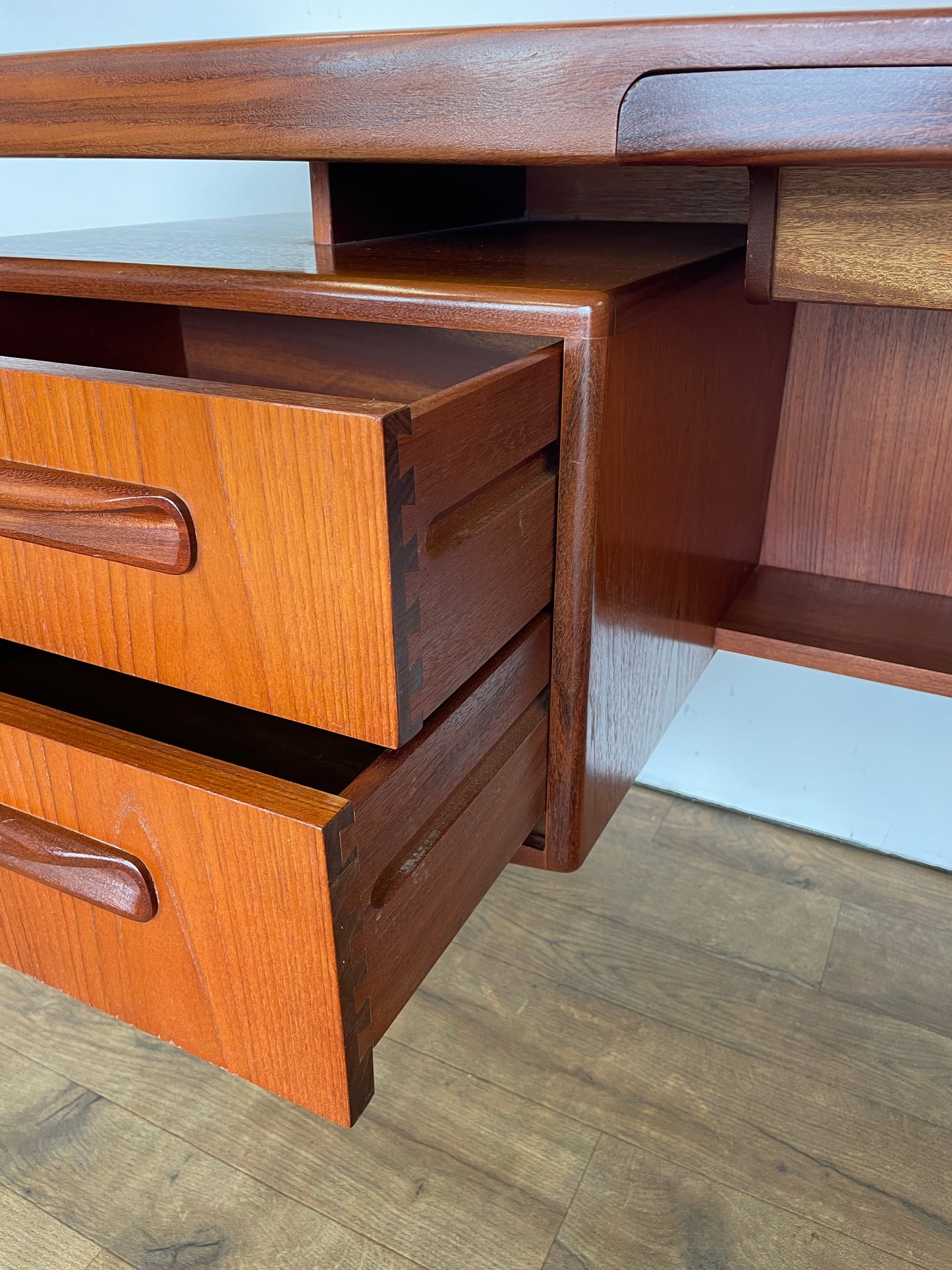 Vintage G Plan Fresco Teak Floating Top Desk – Mid Century Modern