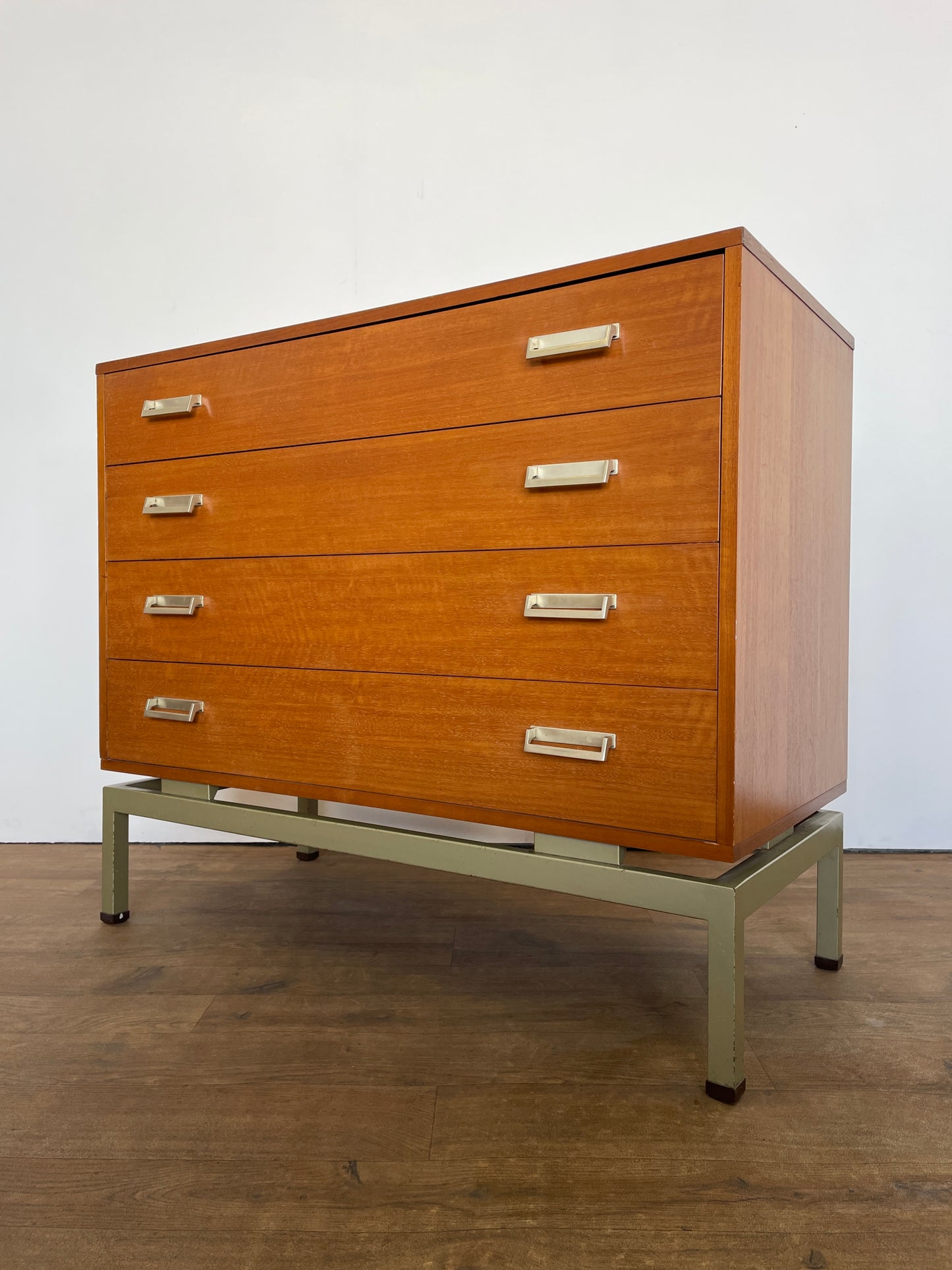 Rare Limba G Plan Chest of Drawers by Leslie Dandy | Mid-Century Modern Storage