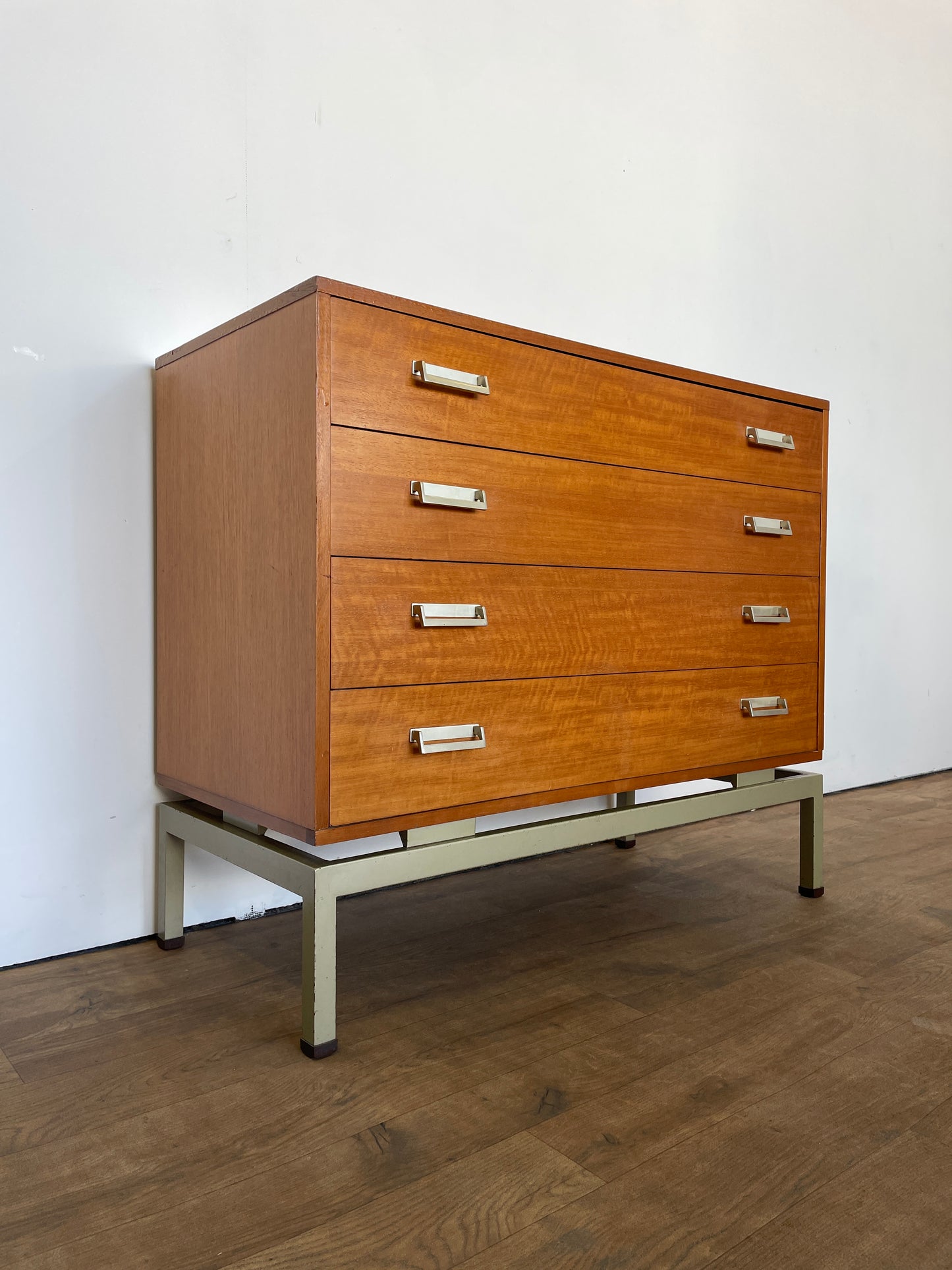 Rare Limba G Plan Chest of Drawers by Leslie Dandy | Mid-Century Modern Storage