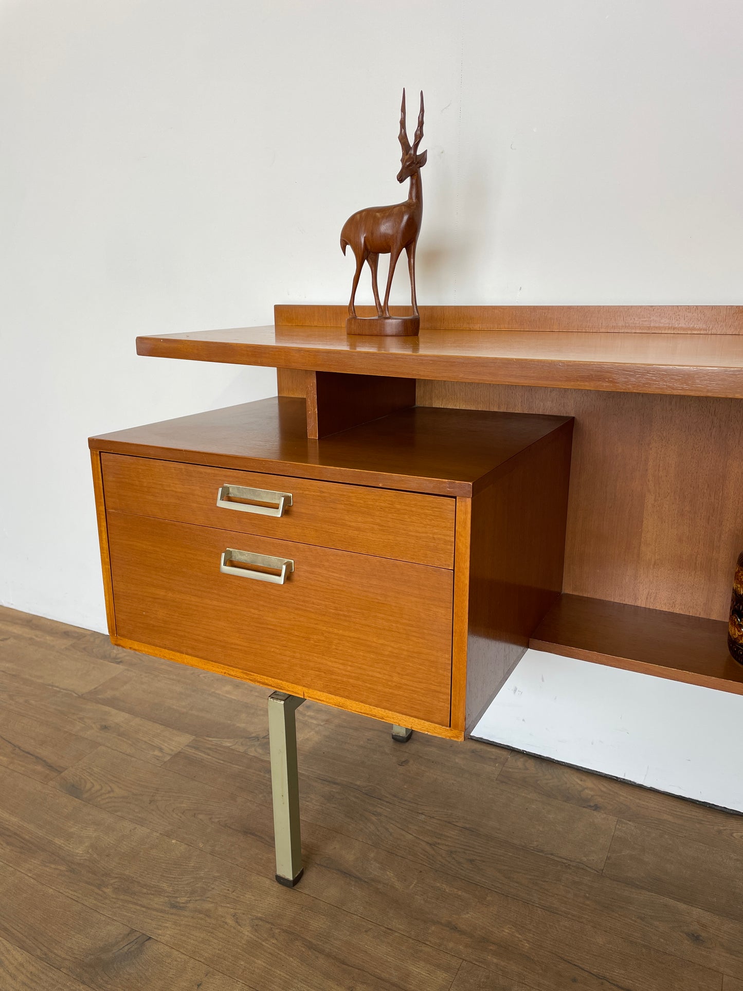 Mid-Century G Plan Limba Desk/Dressing Table by Leslie Dandy, 1960s UK