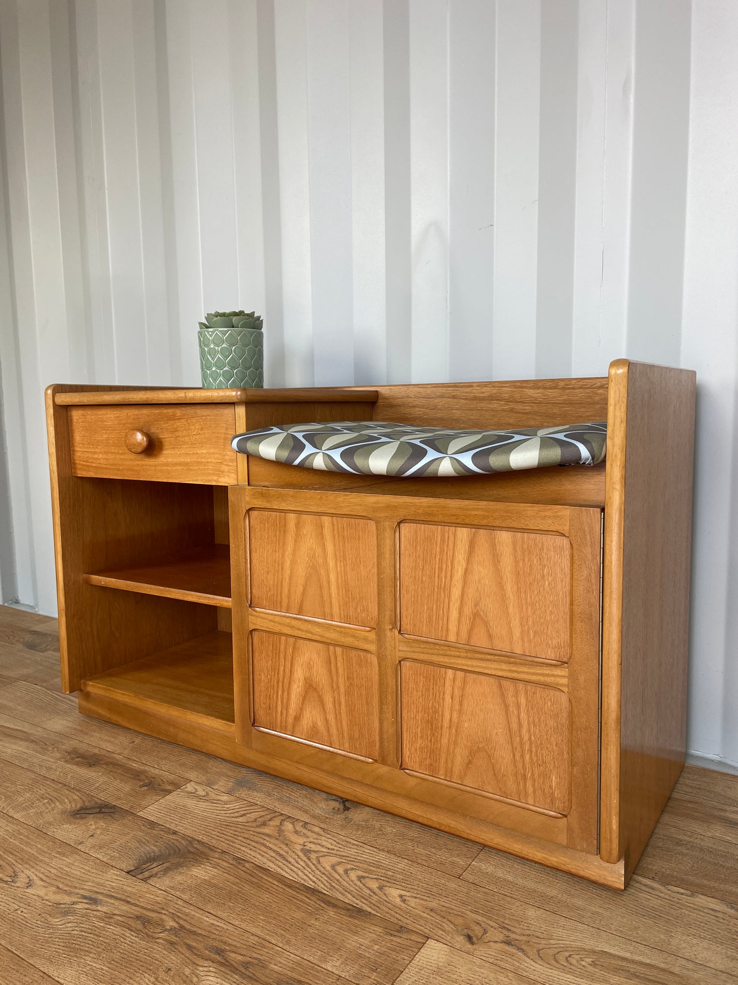 Nathan Mid Century Teak Compact Retro Telephone Hall Table
