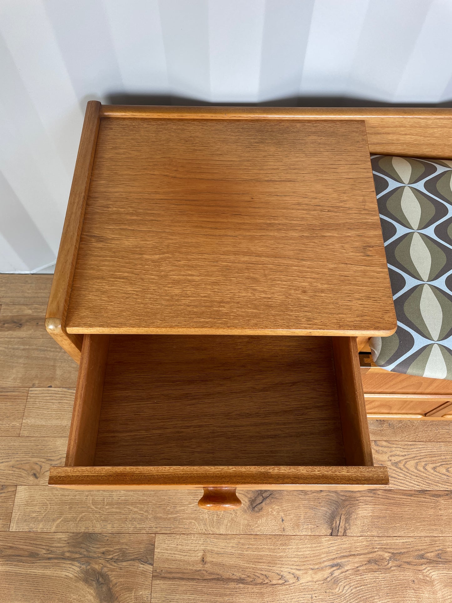 Nathan Mid Century Teak Compact Retro Telephone Hall Table