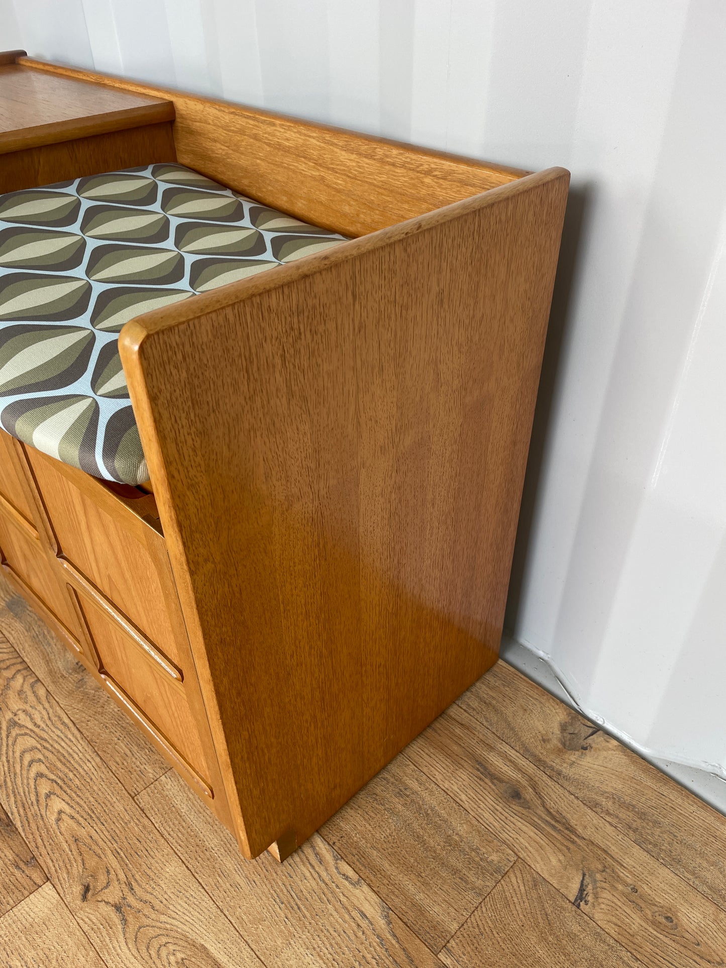Nathan Mid Century Teak Compact Retro Telephone Hall Table
