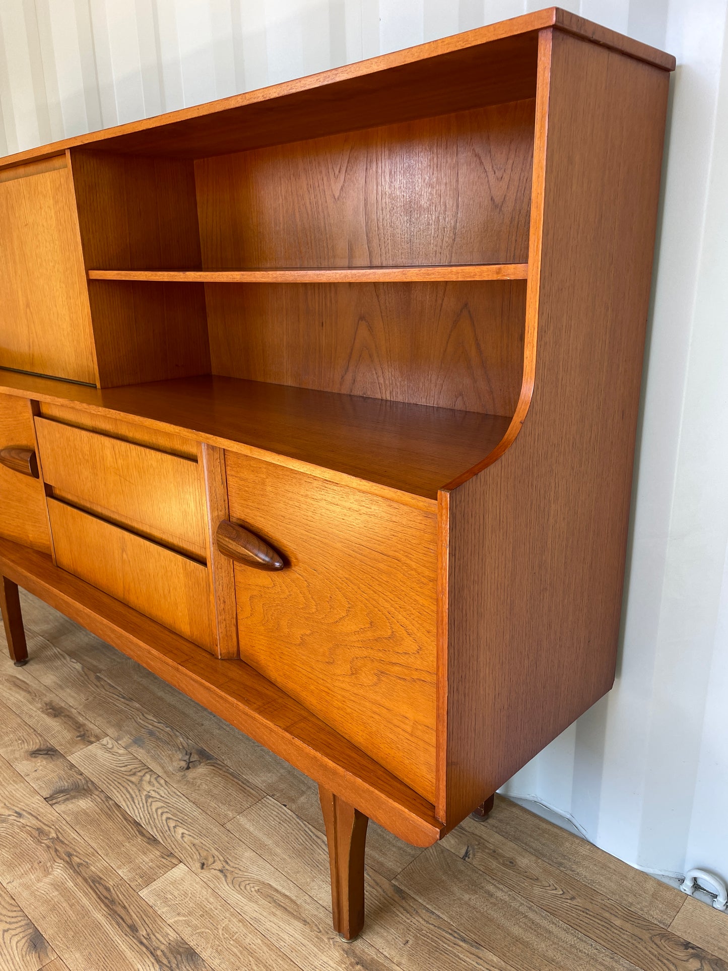 Mid-Century Sideboard by Jentique Teak Vintage Retro Highboard Storage Large Scandi