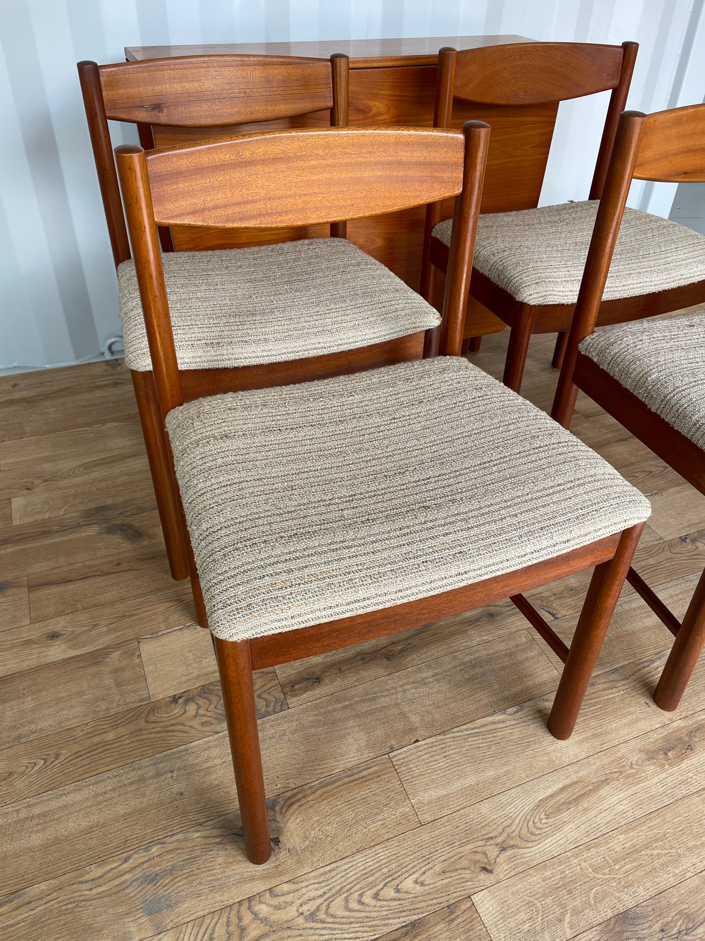 McIntosh Drop Leaf Table & 4 Chairs - Mid-Century Vintage Retro Teak