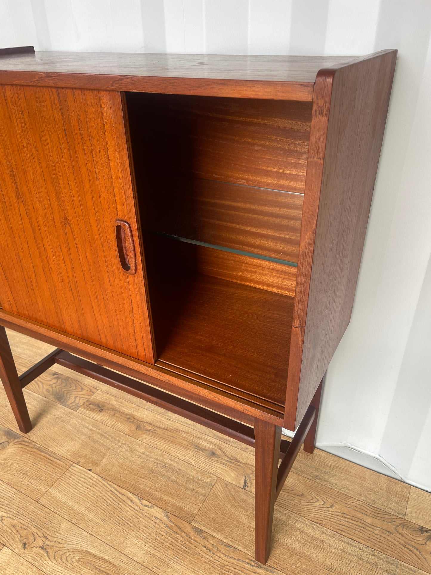 Danish Teak Cabinet / Bookcase - Mid-Century Vintage Scandi