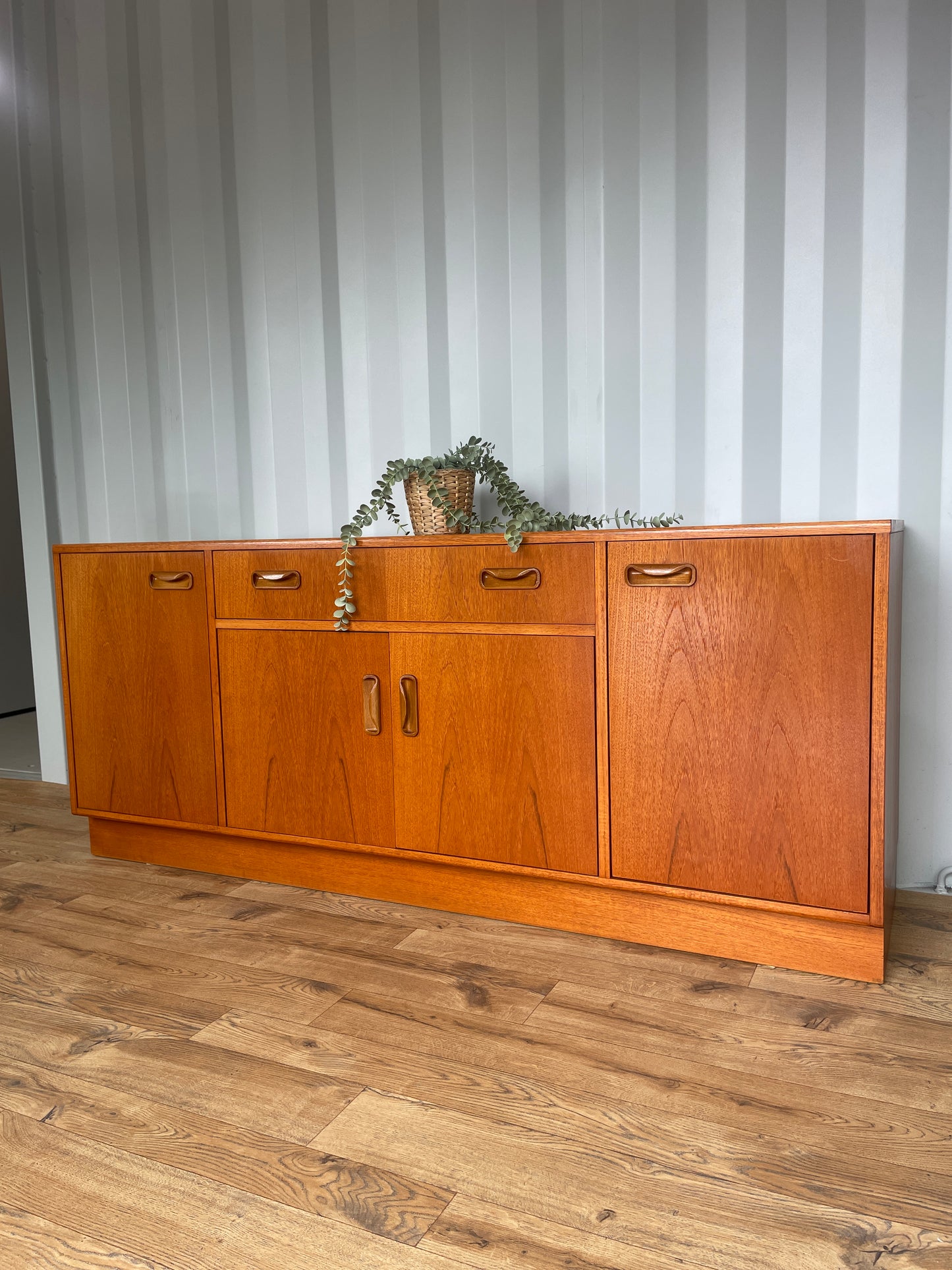 G Plan Mid-Century Sideboard - Teak Cabinet / Media Unit - UK Made
