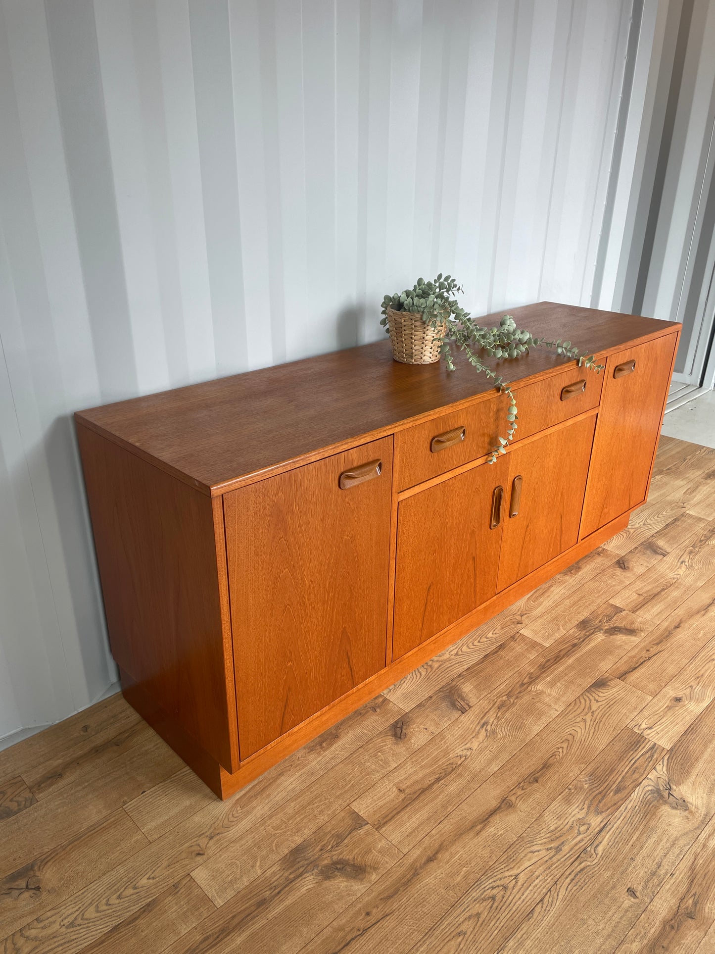 G Plan Mid-Century Sideboard - Teak Cabinet / Media Unit - UK Made