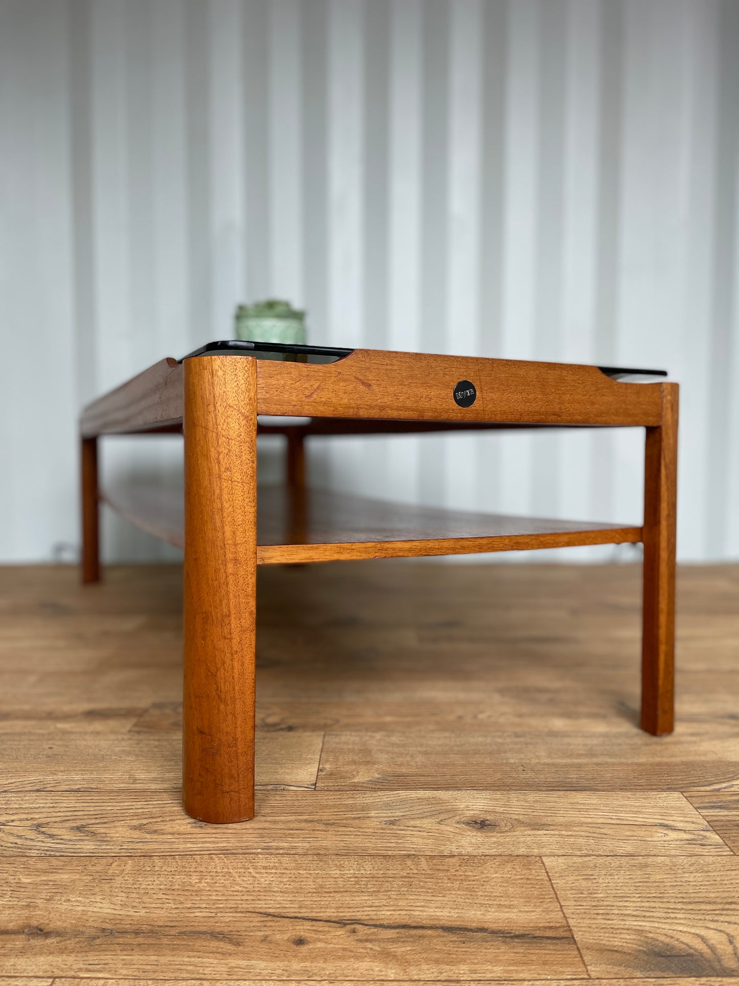 Myer Coffee Table with Smoked Glass Top