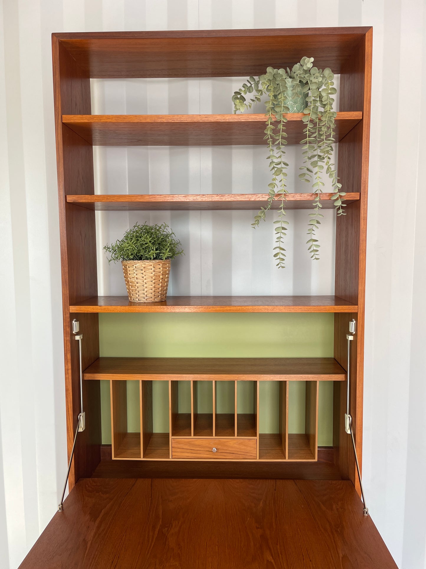 G Plan Bureau Book Case Cabinet Desk - Mid-Century