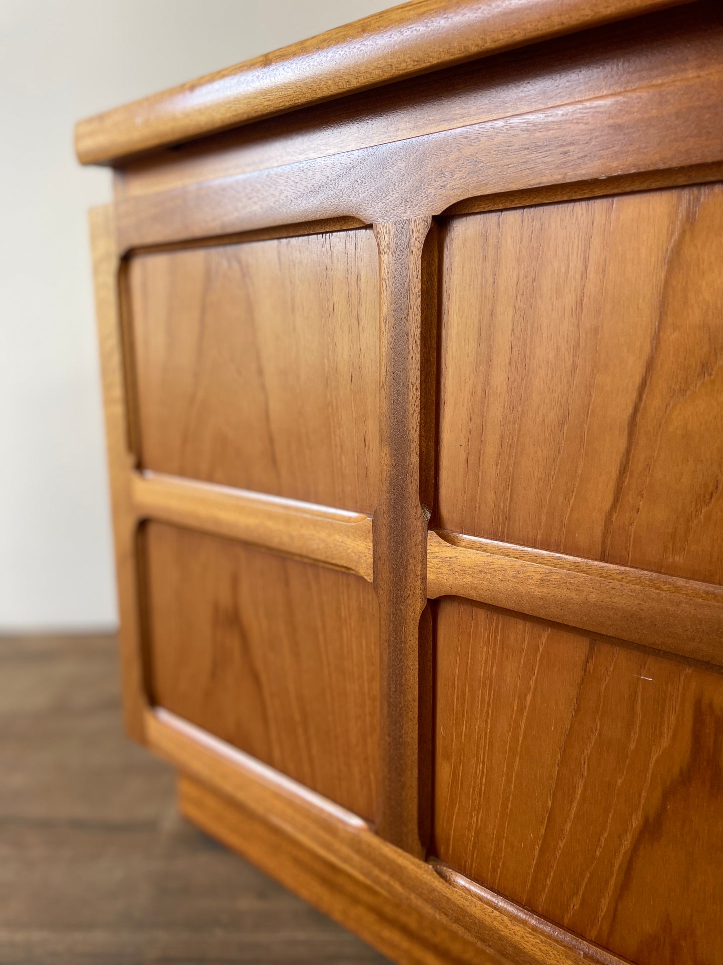 Nathan Teak Mid-Century Bedside Cabinet | Vintage Danish-Style Cupboard