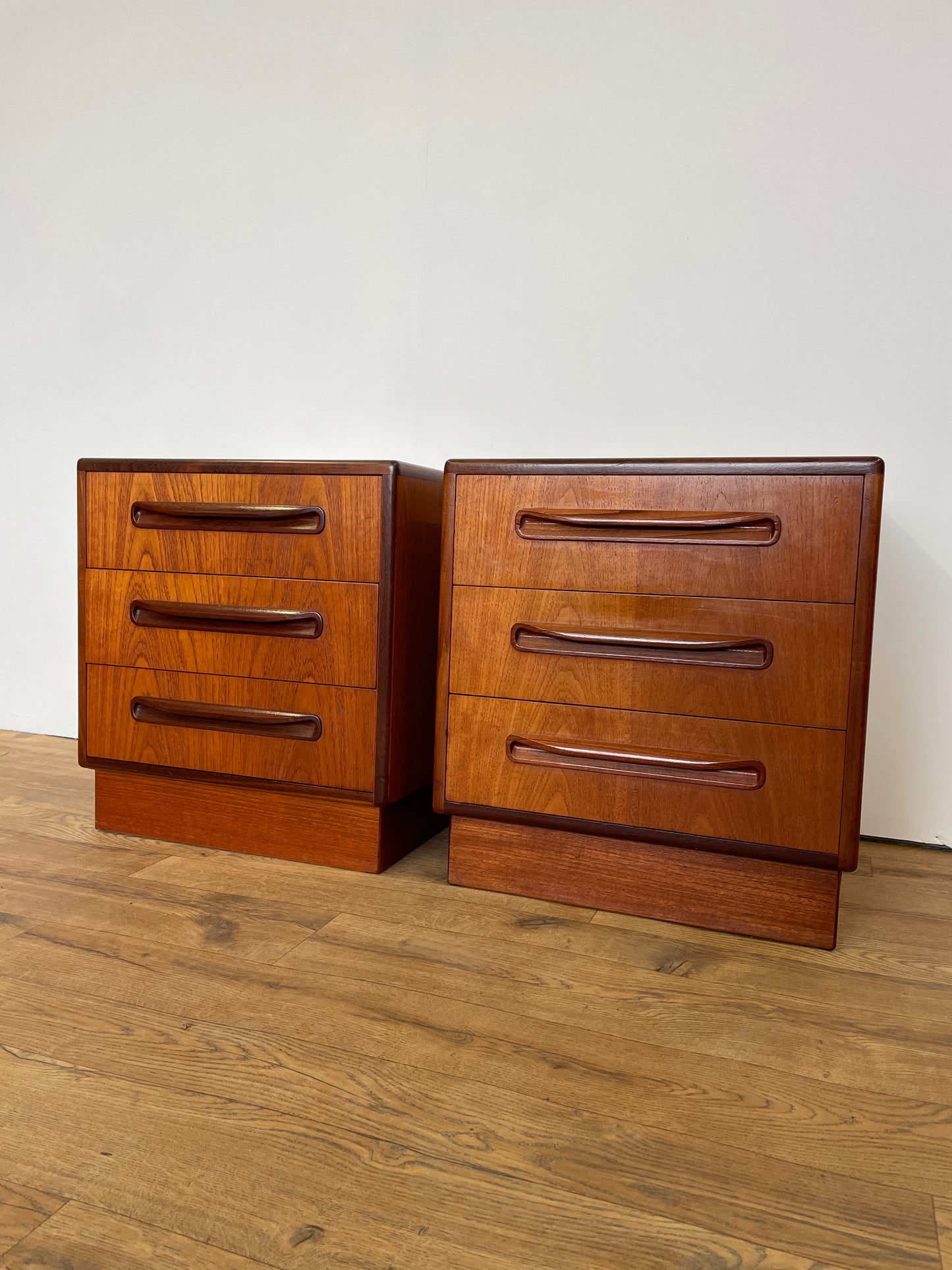 Pair G Plan Bedsides Fresco Teak Mid-Century