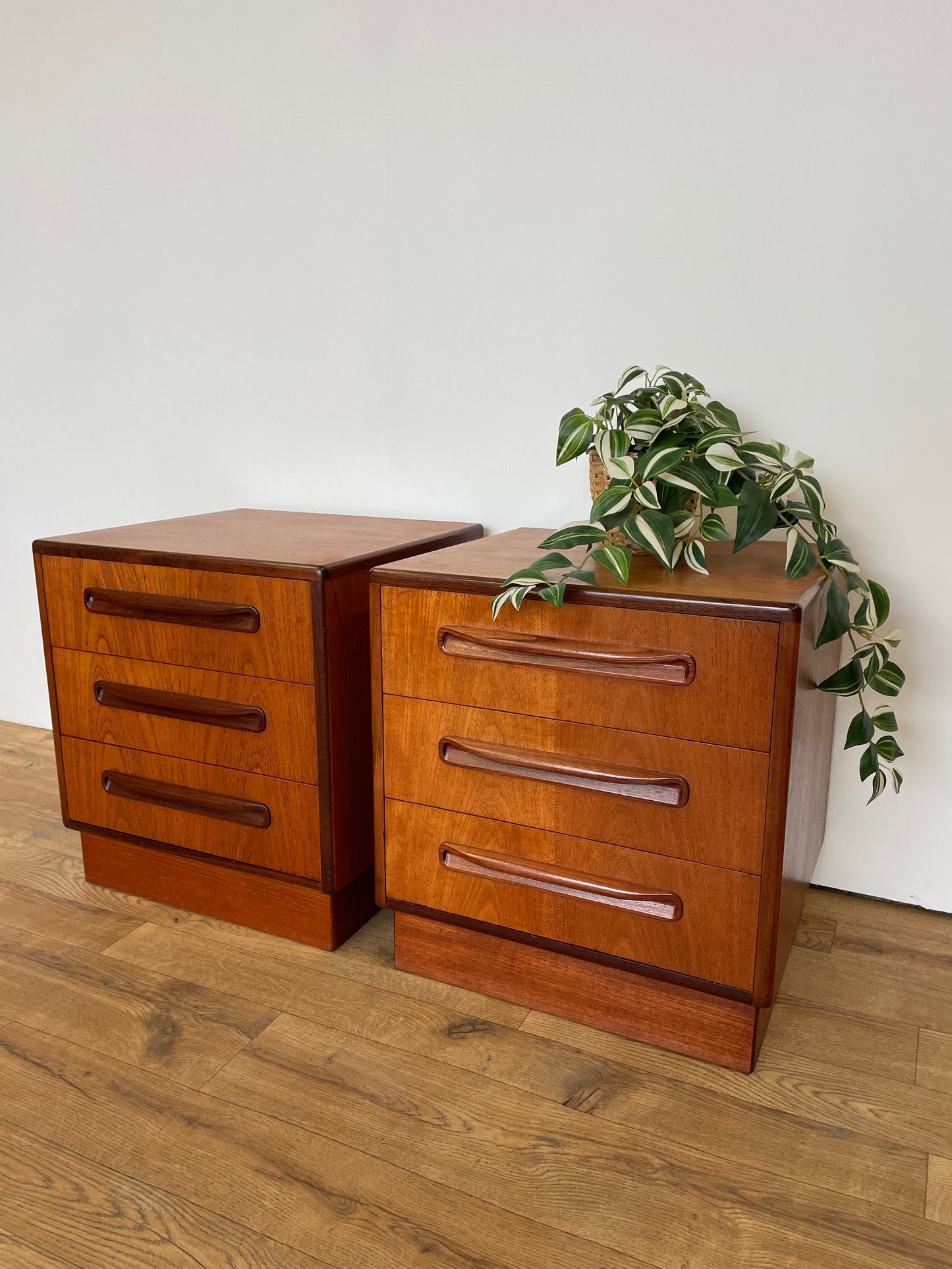 Pair G Plan Bedsides Fresco Teak Mid-Century