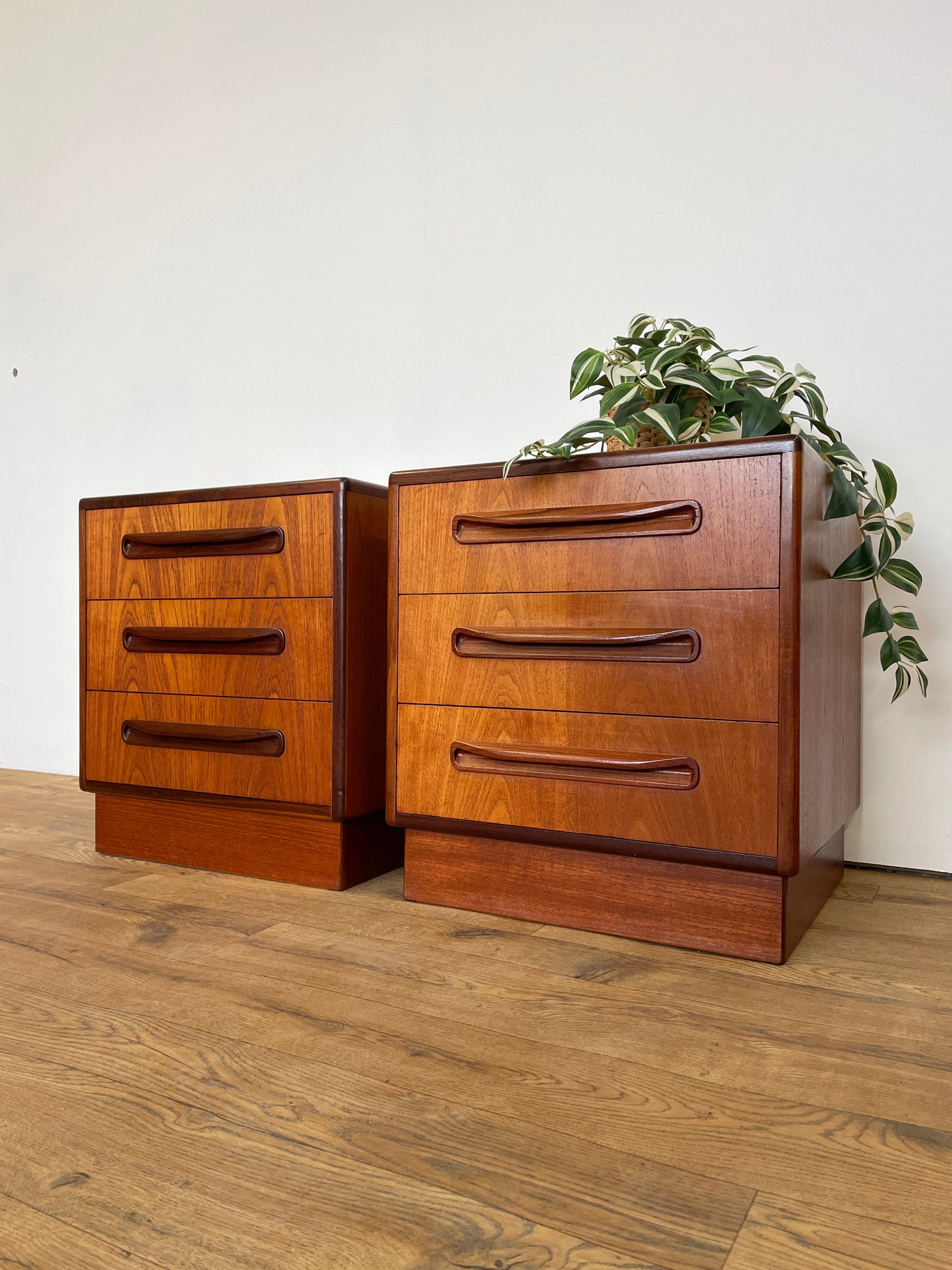 Pair G Plan Bedsides Fresco Teak Mid-Century