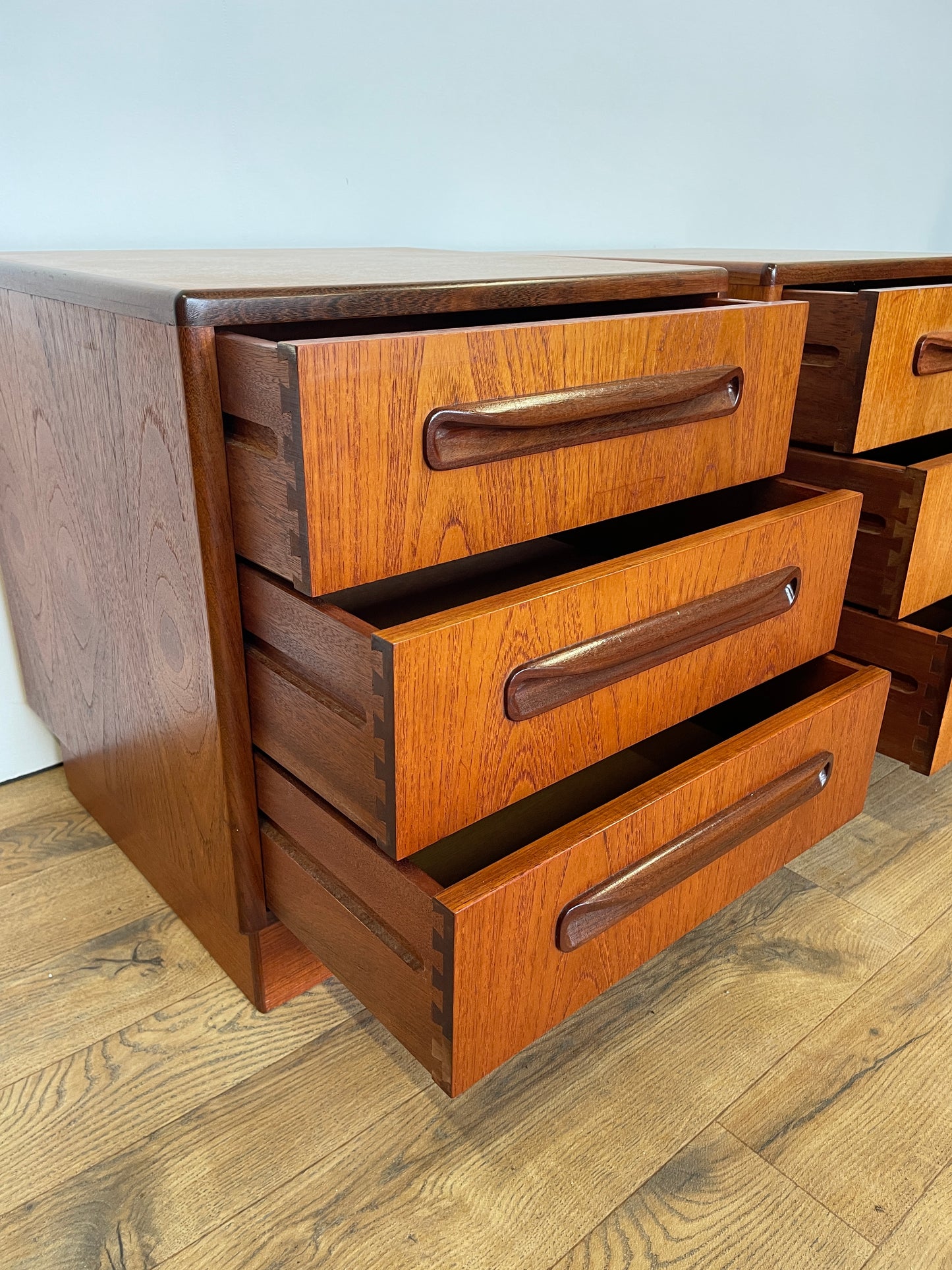 Pair G Plan Bedsides Fresco Teak Mid-Century