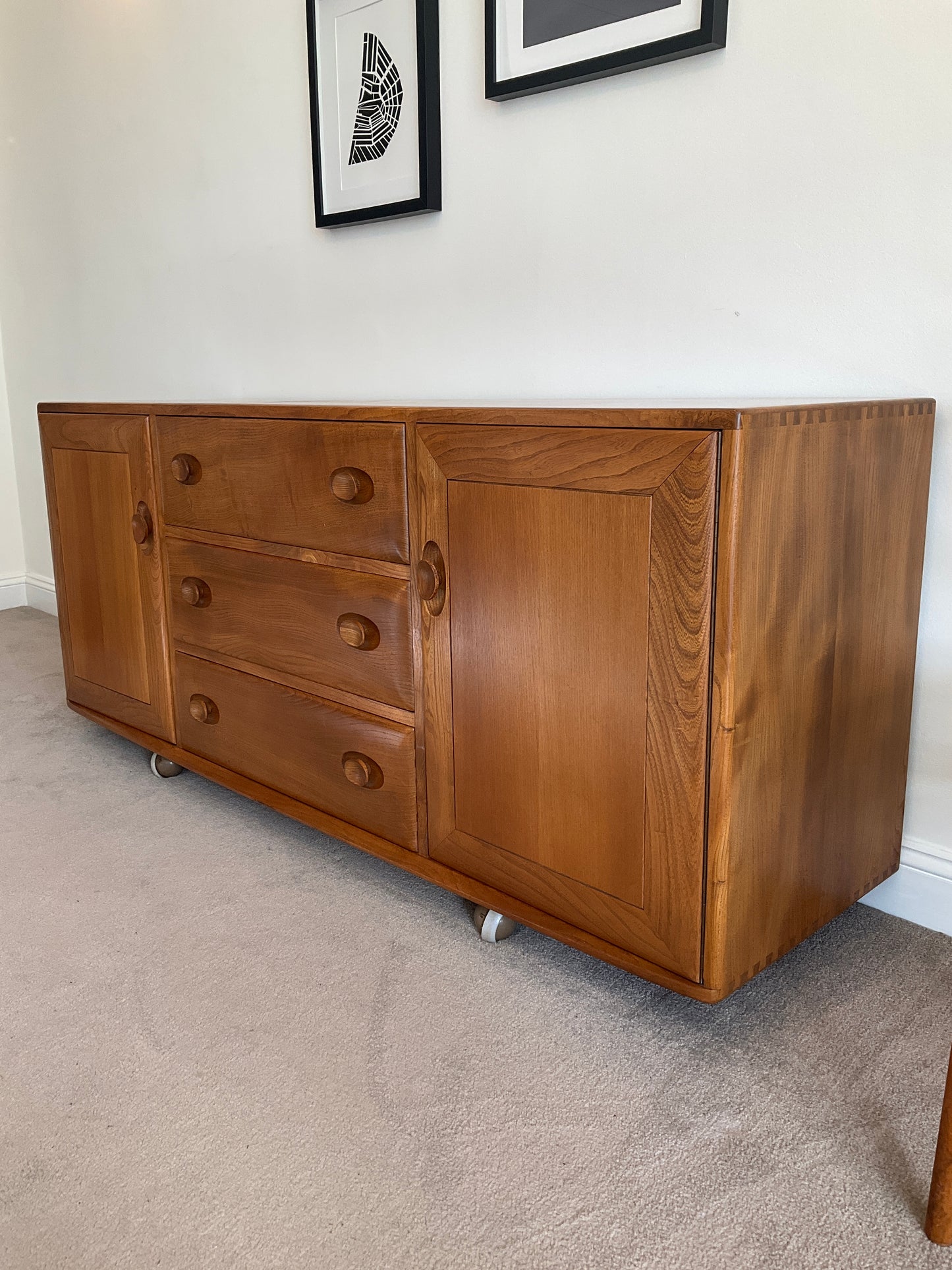 Ercol Windsor Sideboard - UK Made / Vintage / TV Unit Storage