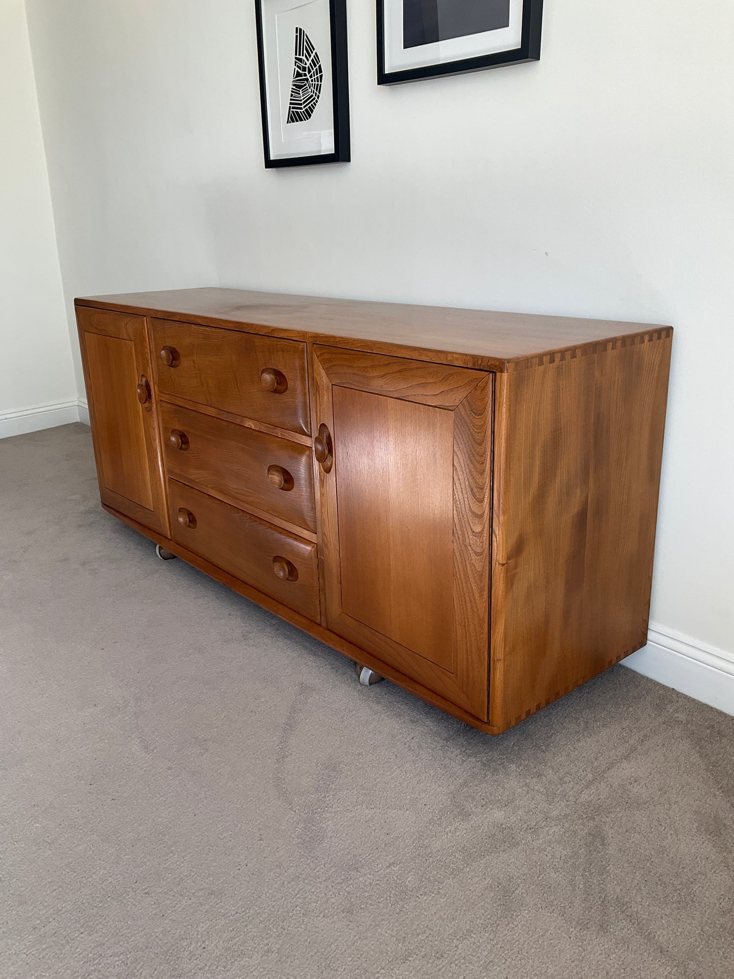 Ercol Windsor Sideboard - UK Made / Vintage / TV Unit Storage