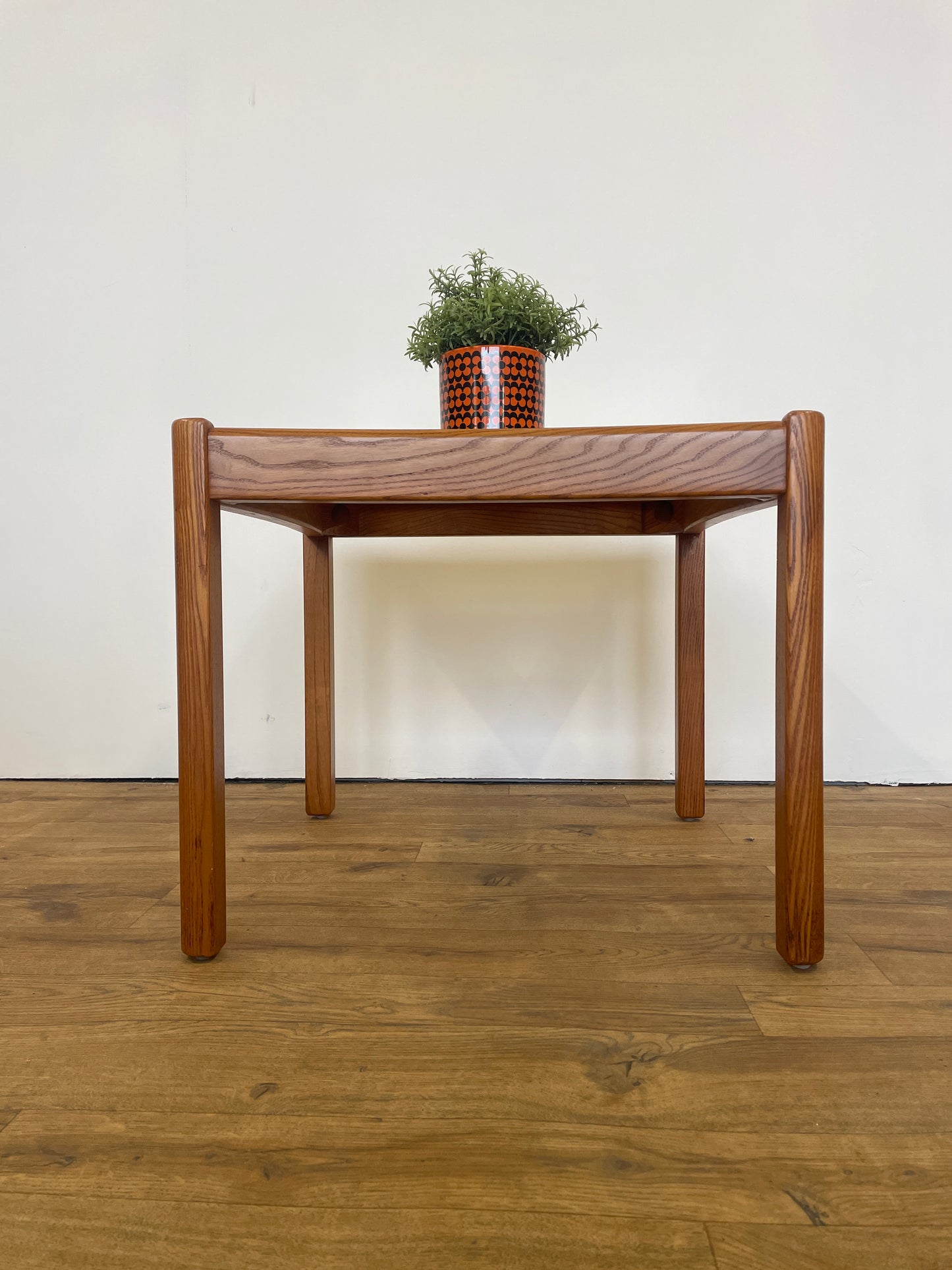 Ercol Side Table w/ Glass Top - Coffee / Vintage / Retro / UK Made