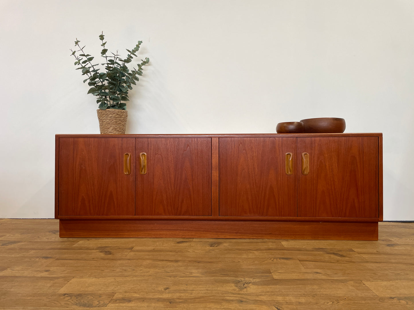 Long G Plan Cabinet Double Teak Mid-Century / TV Unit