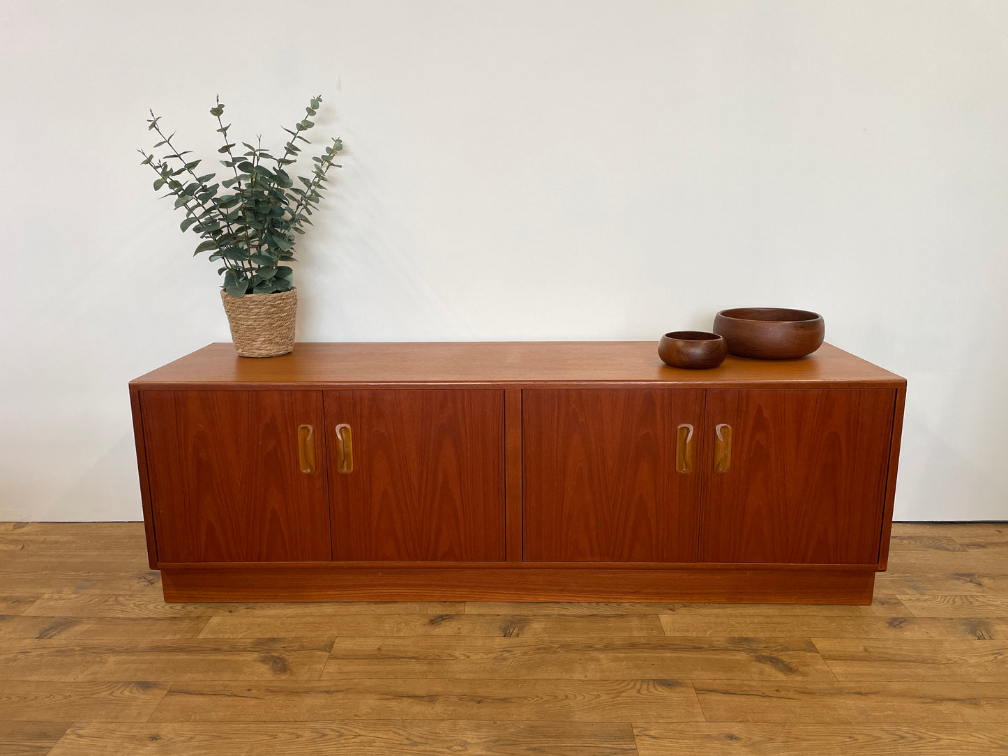 Long G Plan Cabinet Double Teak Mid-Century / TV Unit