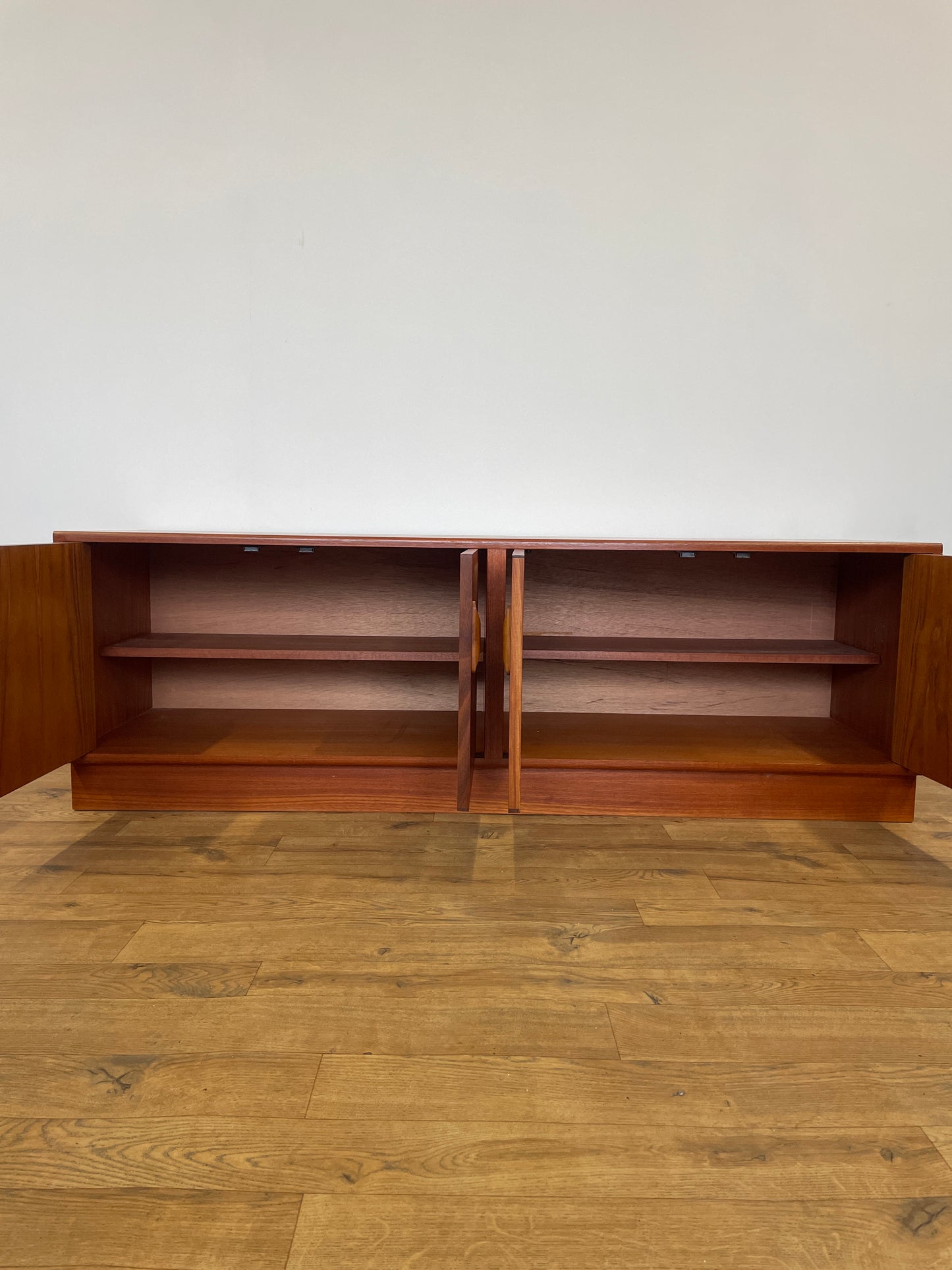 Long G Plan Cabinet Double Teak Mid-Century / TV Unit