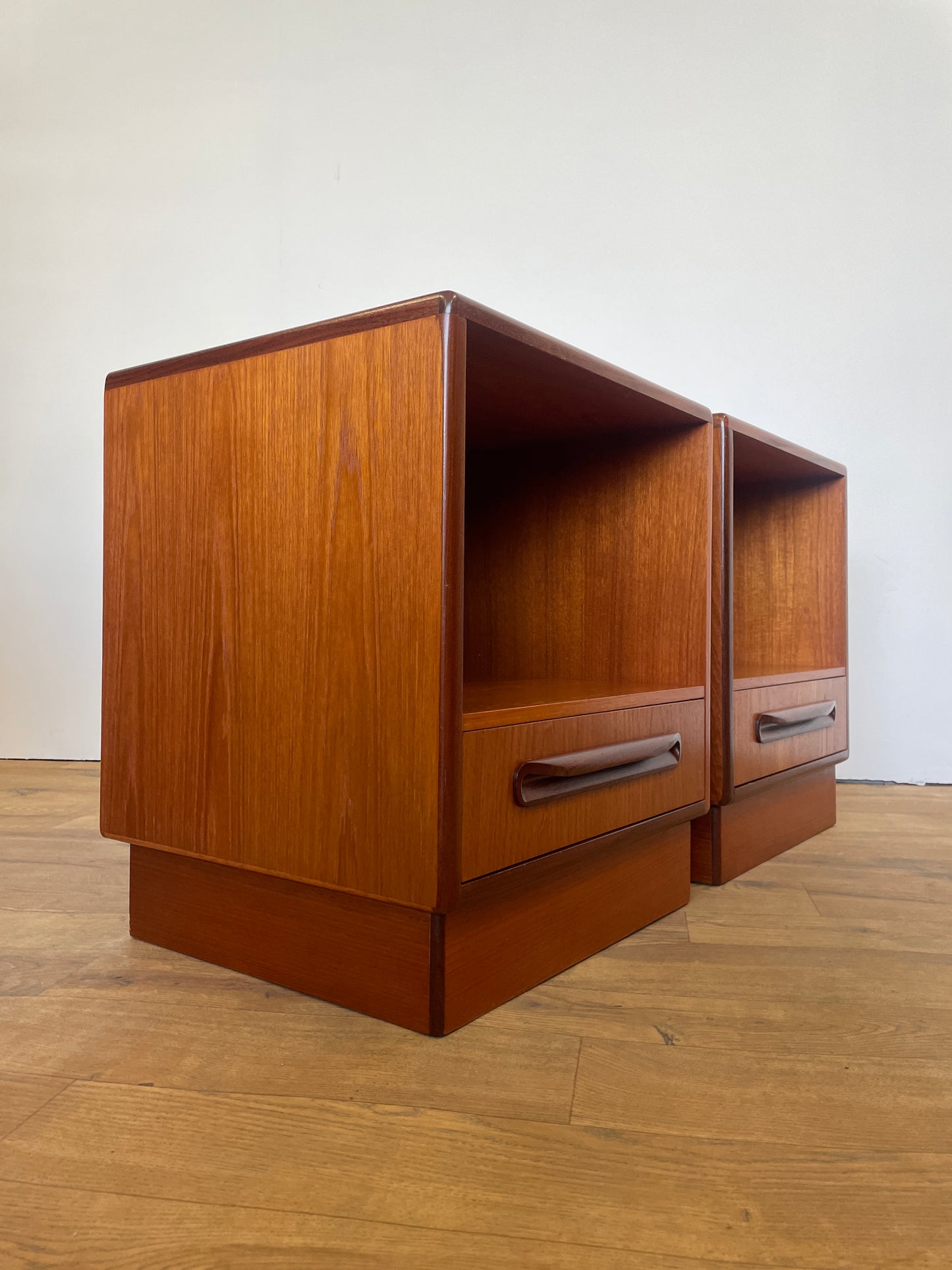 Pair G Plan Bedsides Mid-Century Teak