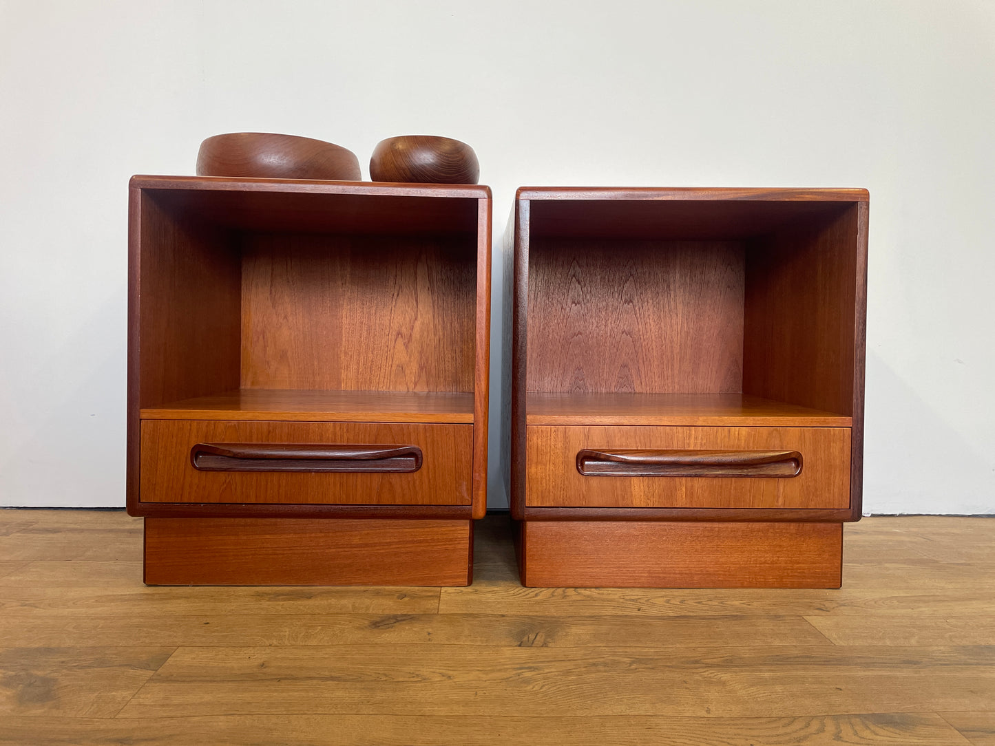 Pair G Plan Bedsides Mid-Century Teak