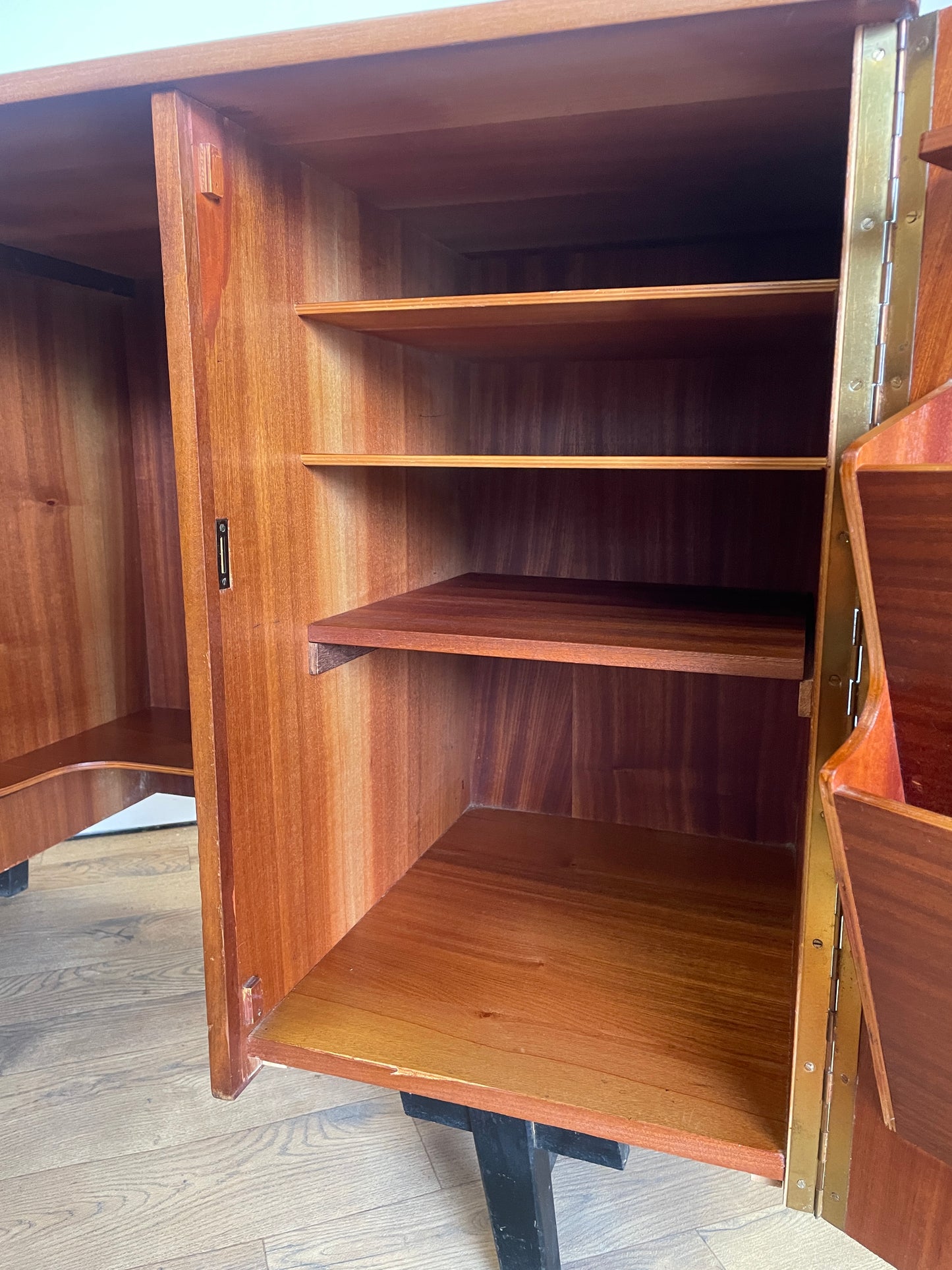 Mid-Century Metamorphic Teak Home Office Desk