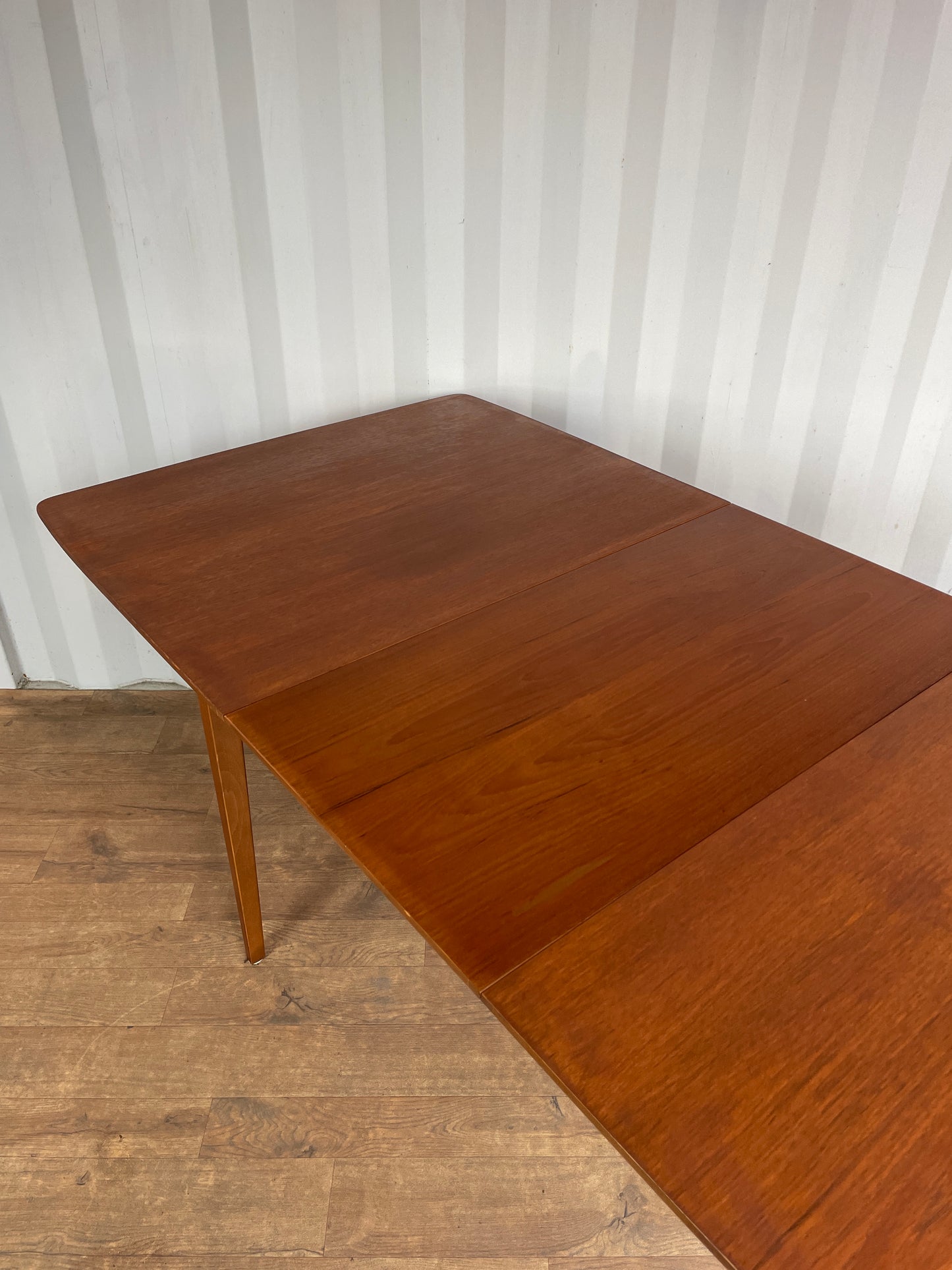 Dining Table & 4 Chairs by Beautility - Mid Century Teak Extendable Set Vintage UK Made
