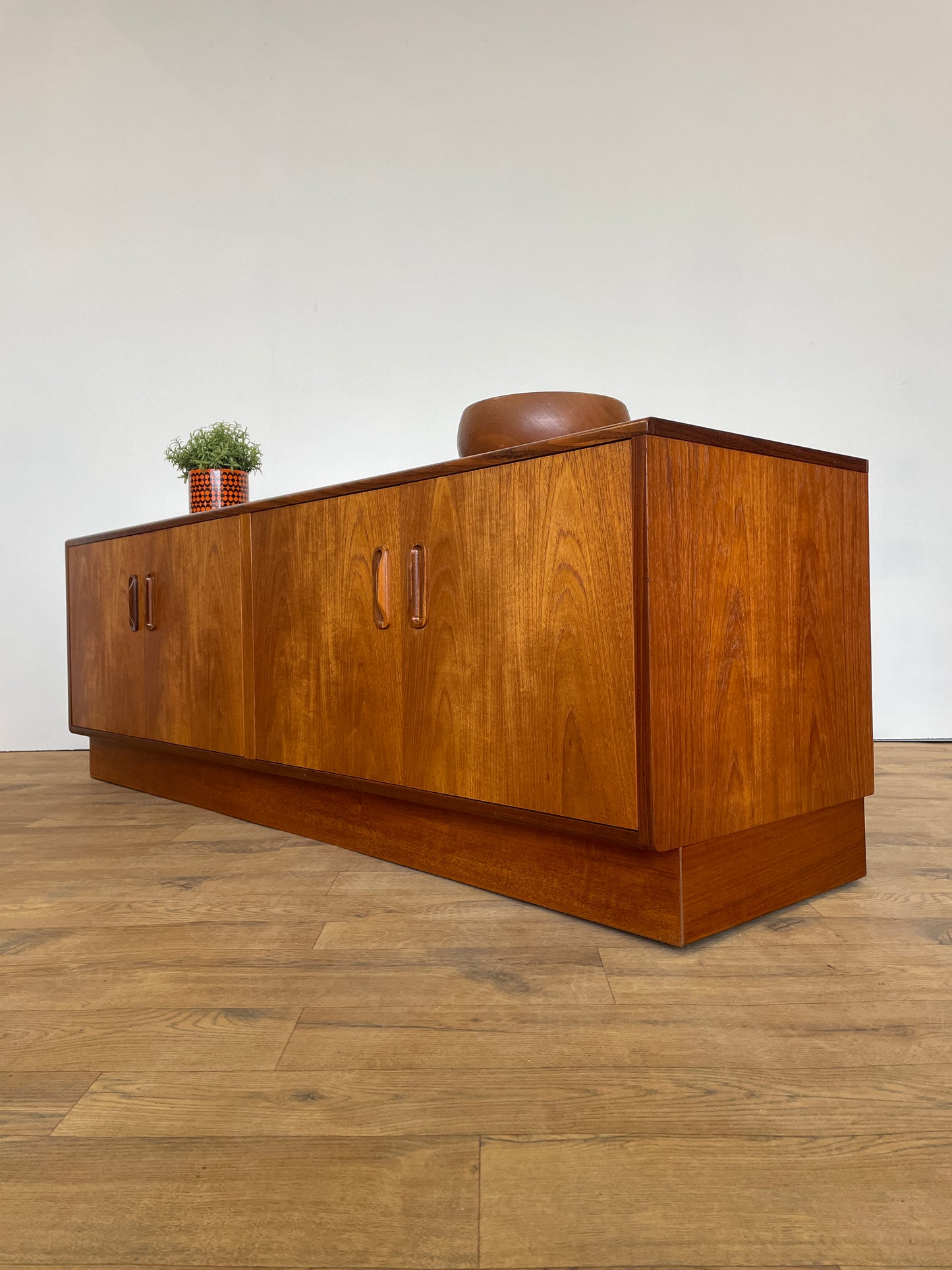 Long G Plan Cabinet Double Teak Mid-Century / TV Unit