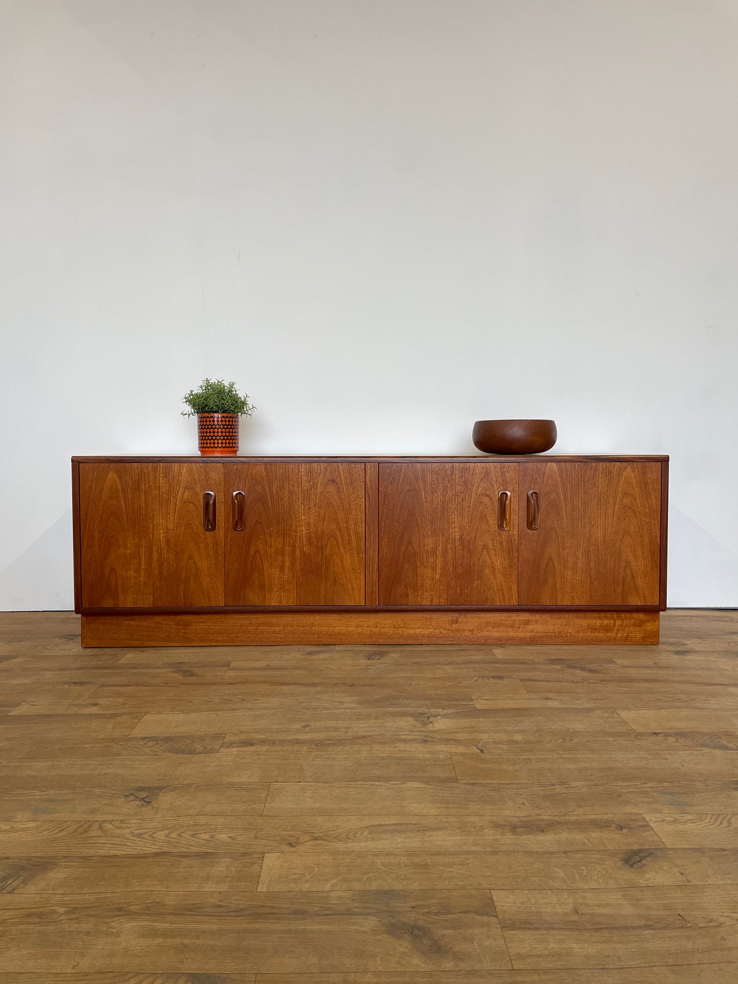Long G Plan Cabinet Double Teak Mid-Century / TV Unit