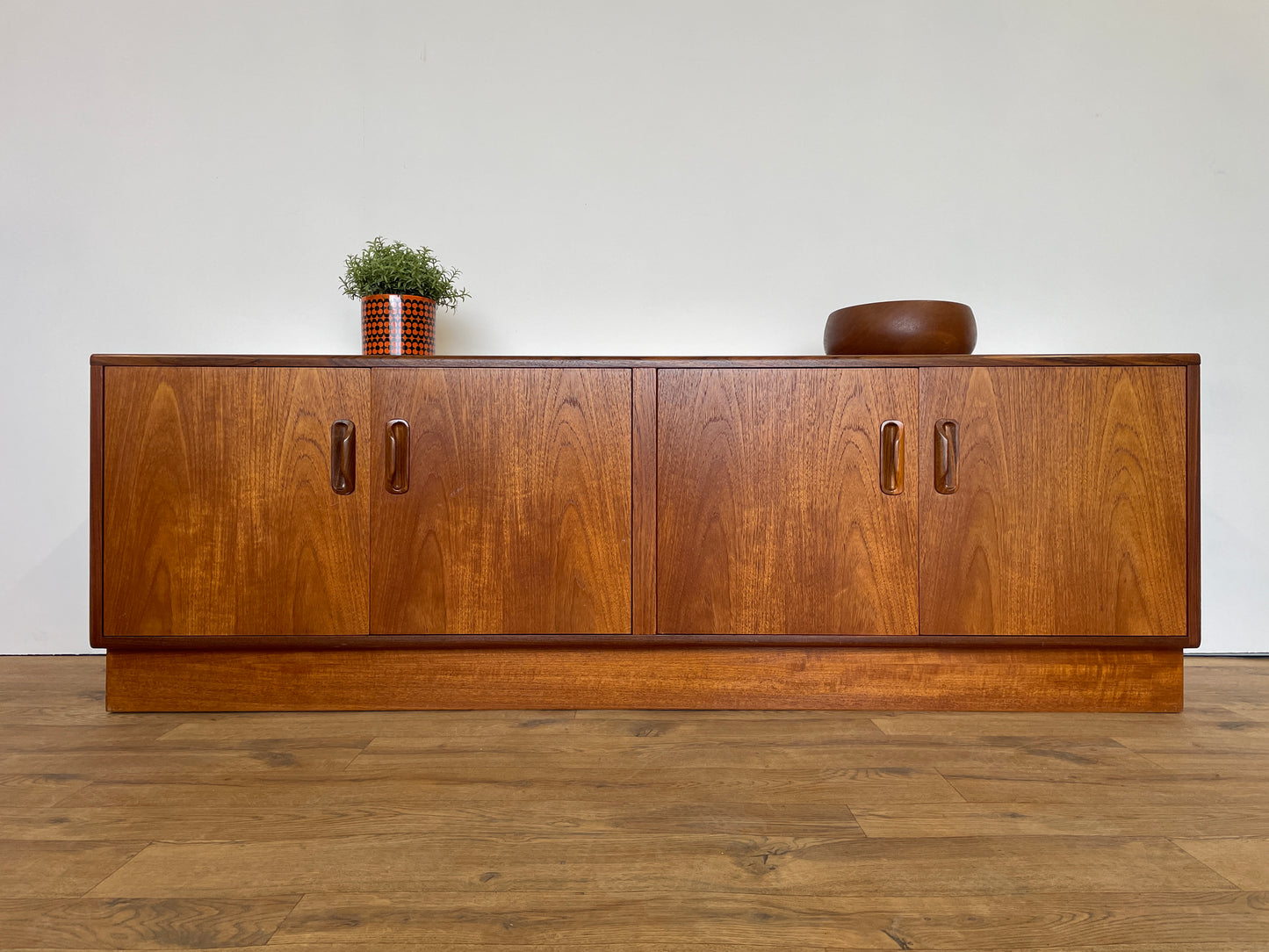 Long G Plan Cabinet Double Teak Mid-Century / TV Unit