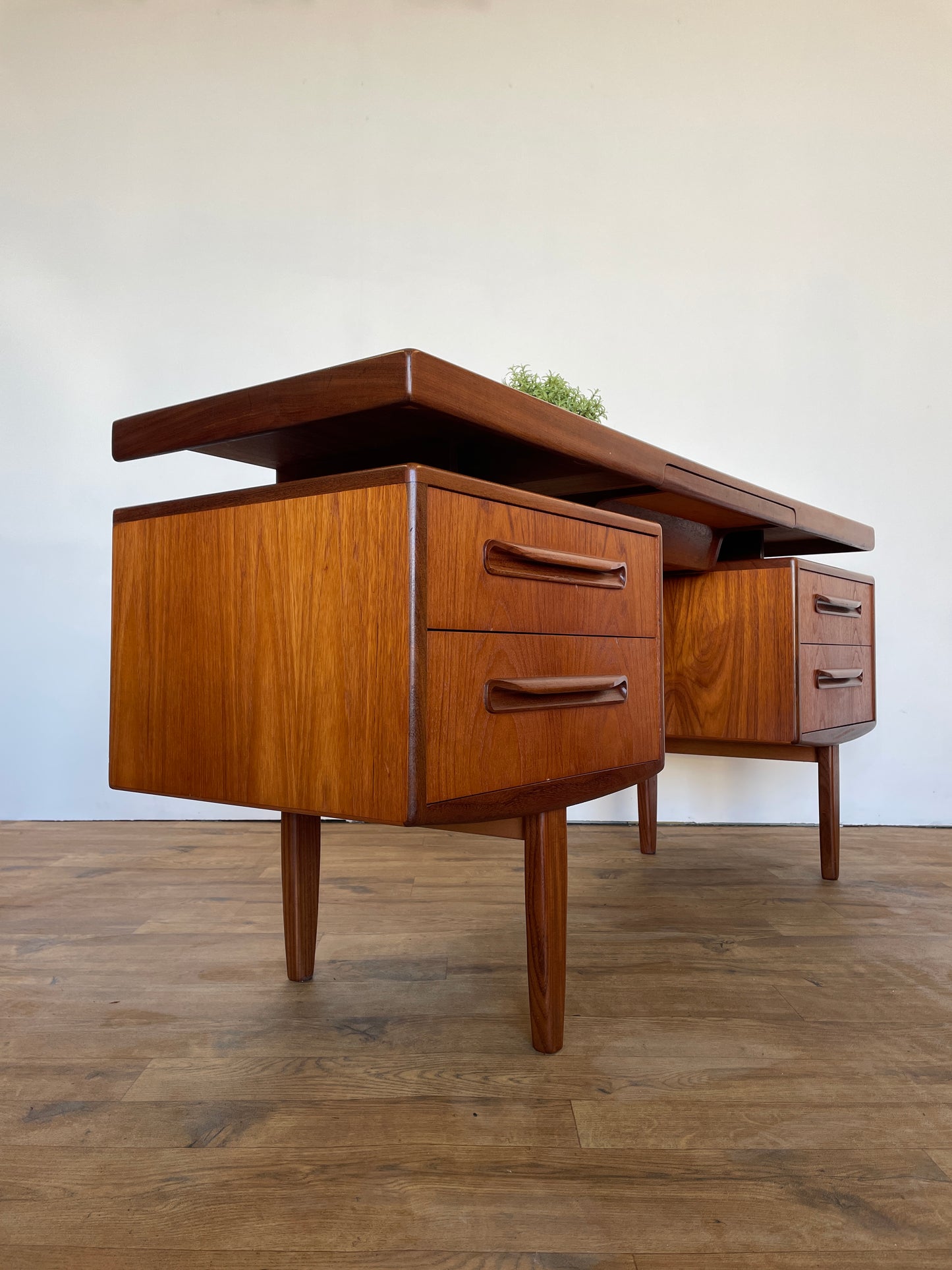 G Plan Fresco Range Desk or Dressing Table with Floating Top - Teak - Mid-Century