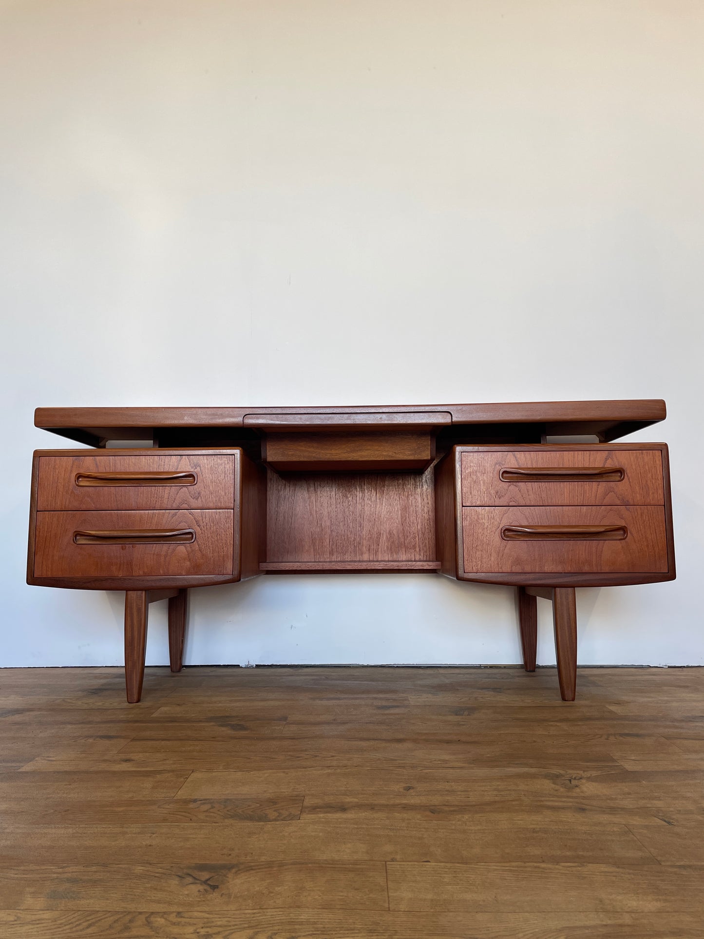 G Plan Fresco Range Desk or Dressing Table with Floating Top - Teak - Mid-Century