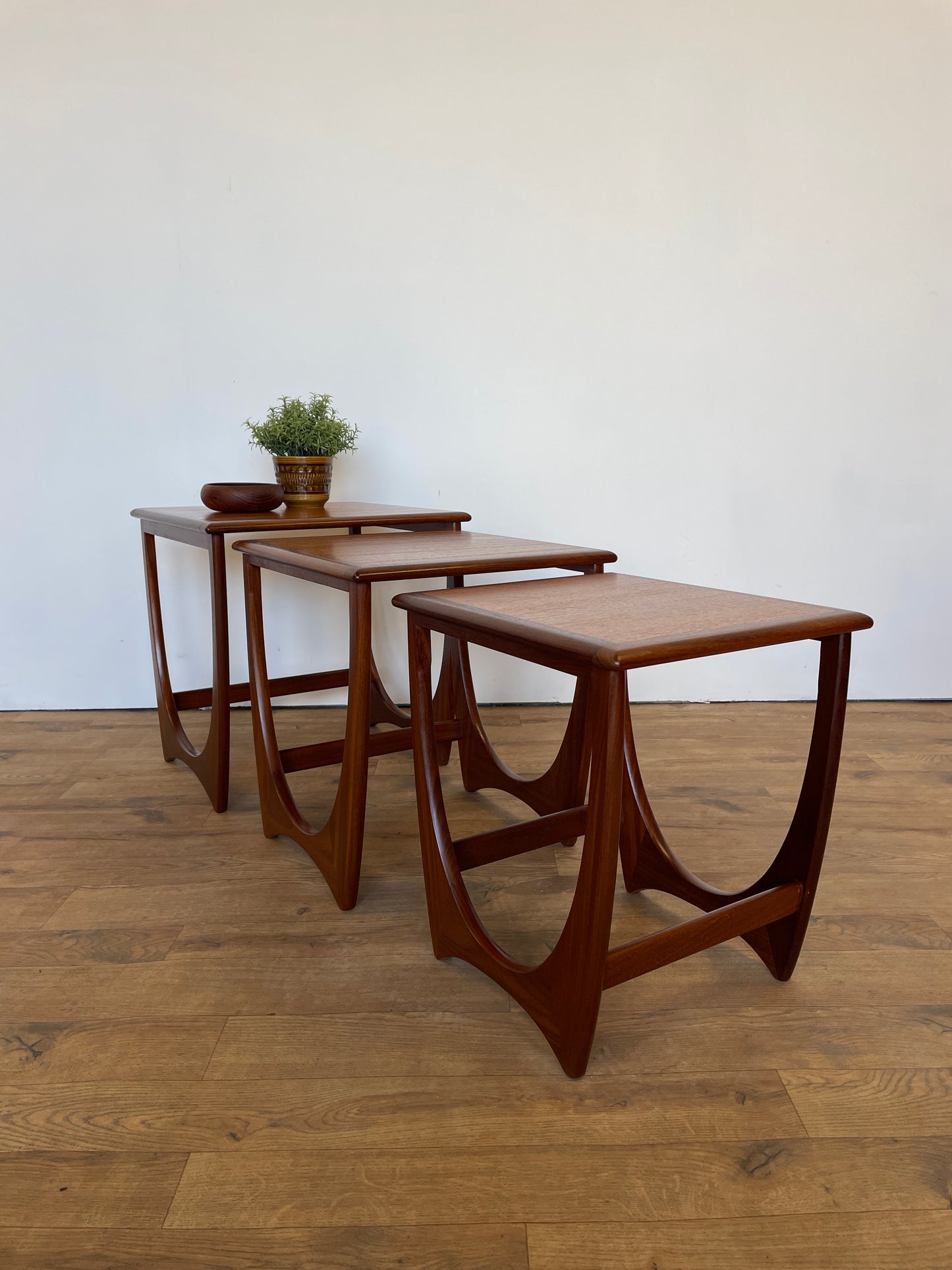 G Plan Nest of Tables Teak Mid-Century Vintage Side Home Furniture Retro