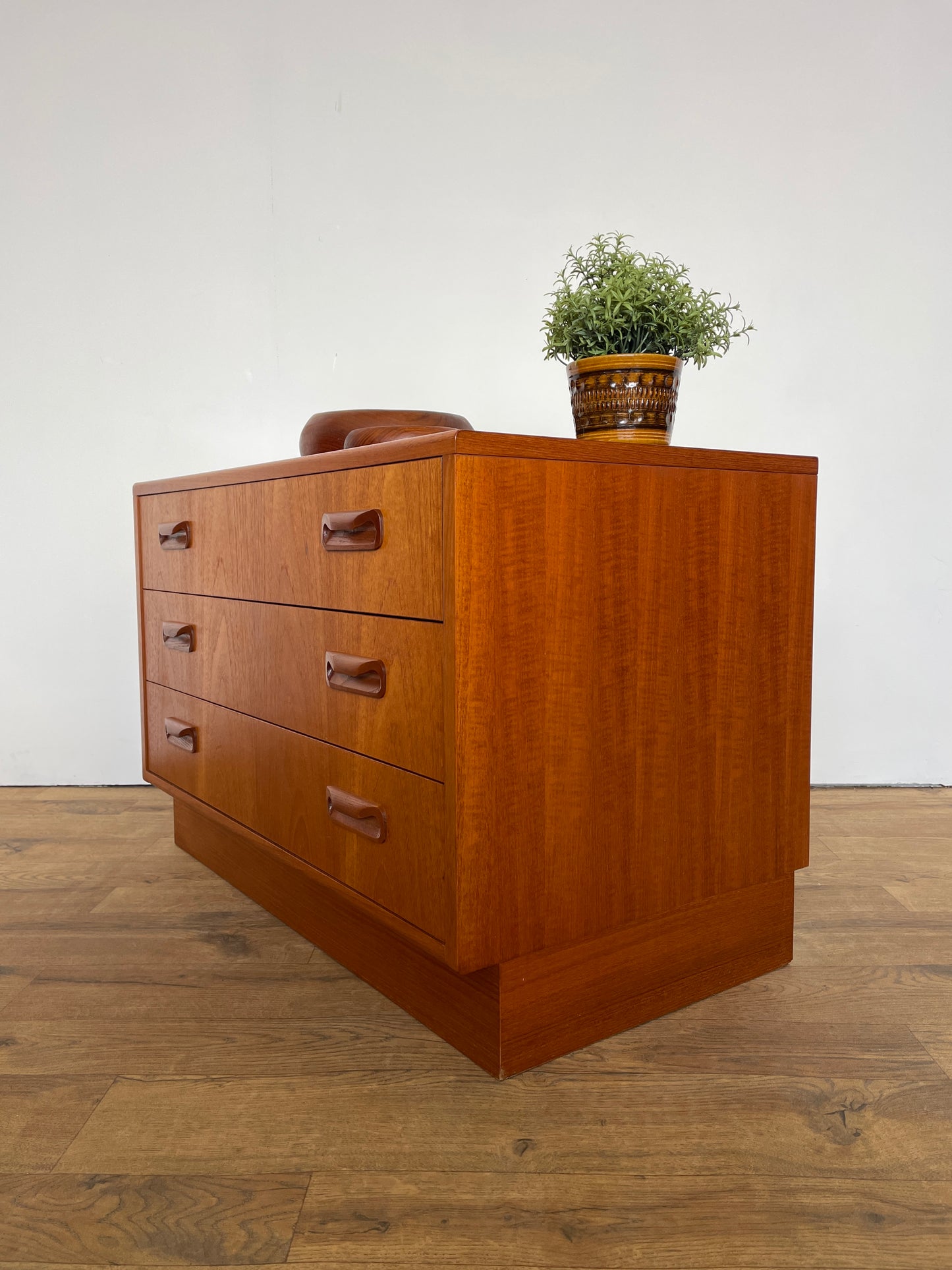 G Plan Chest of Drawers Fresco Mid-Century Teak 3 Drawer