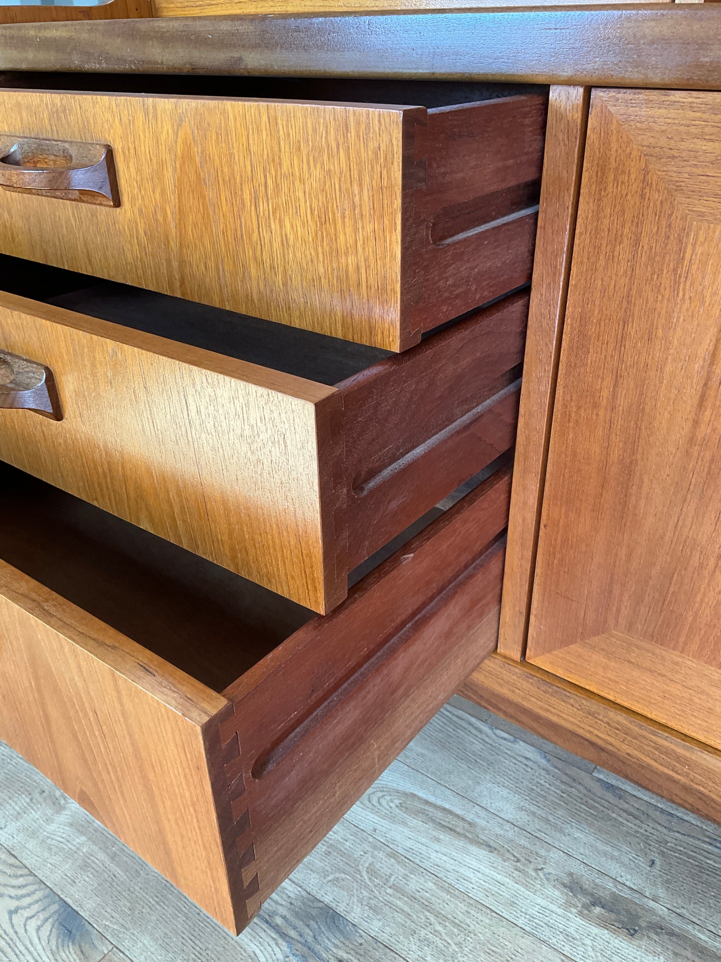 G Plan Highboard Teak - Mid-Century Sierra Range