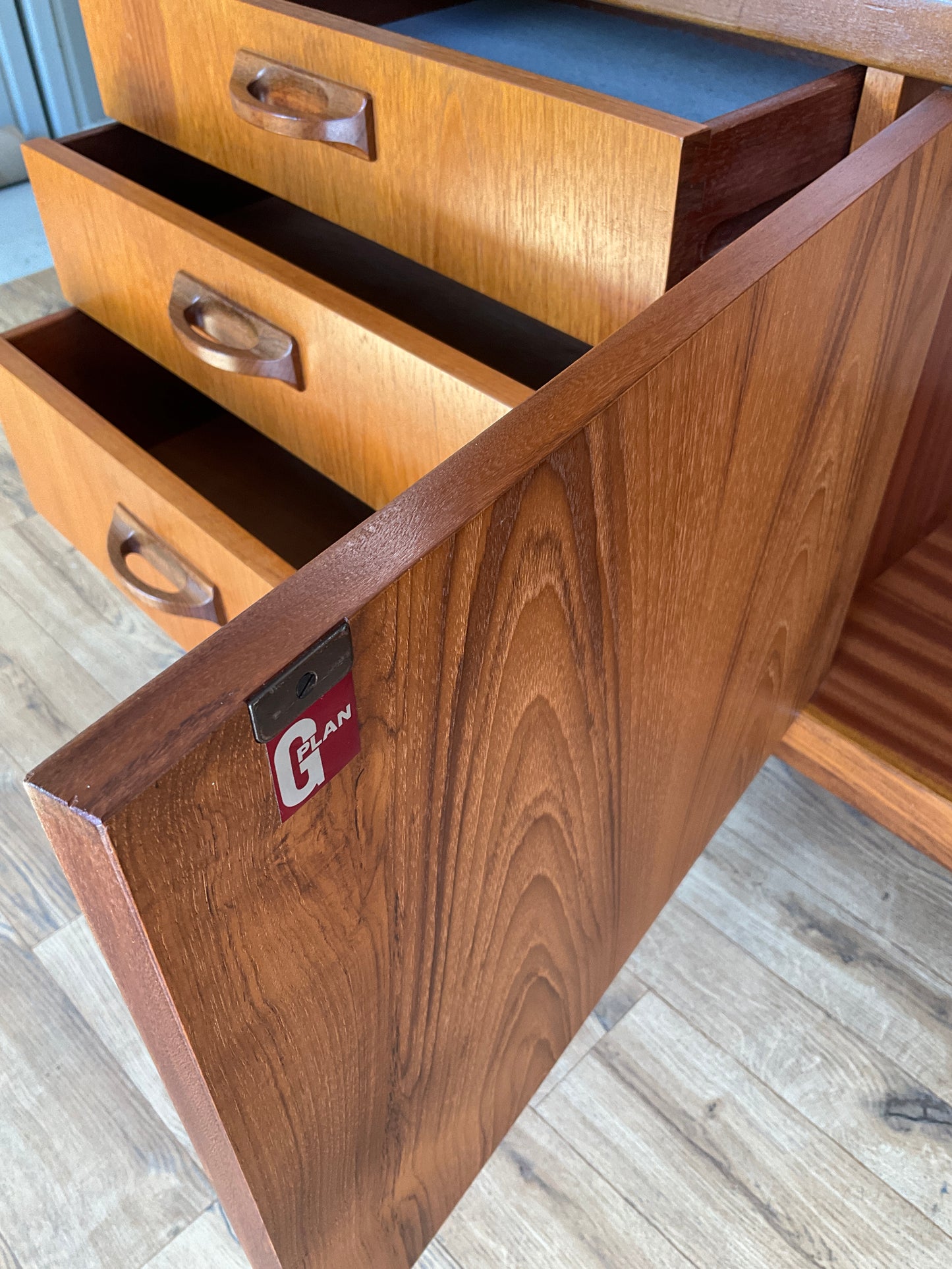 G Plan Highboard Teak - Mid-Century Sierra Range