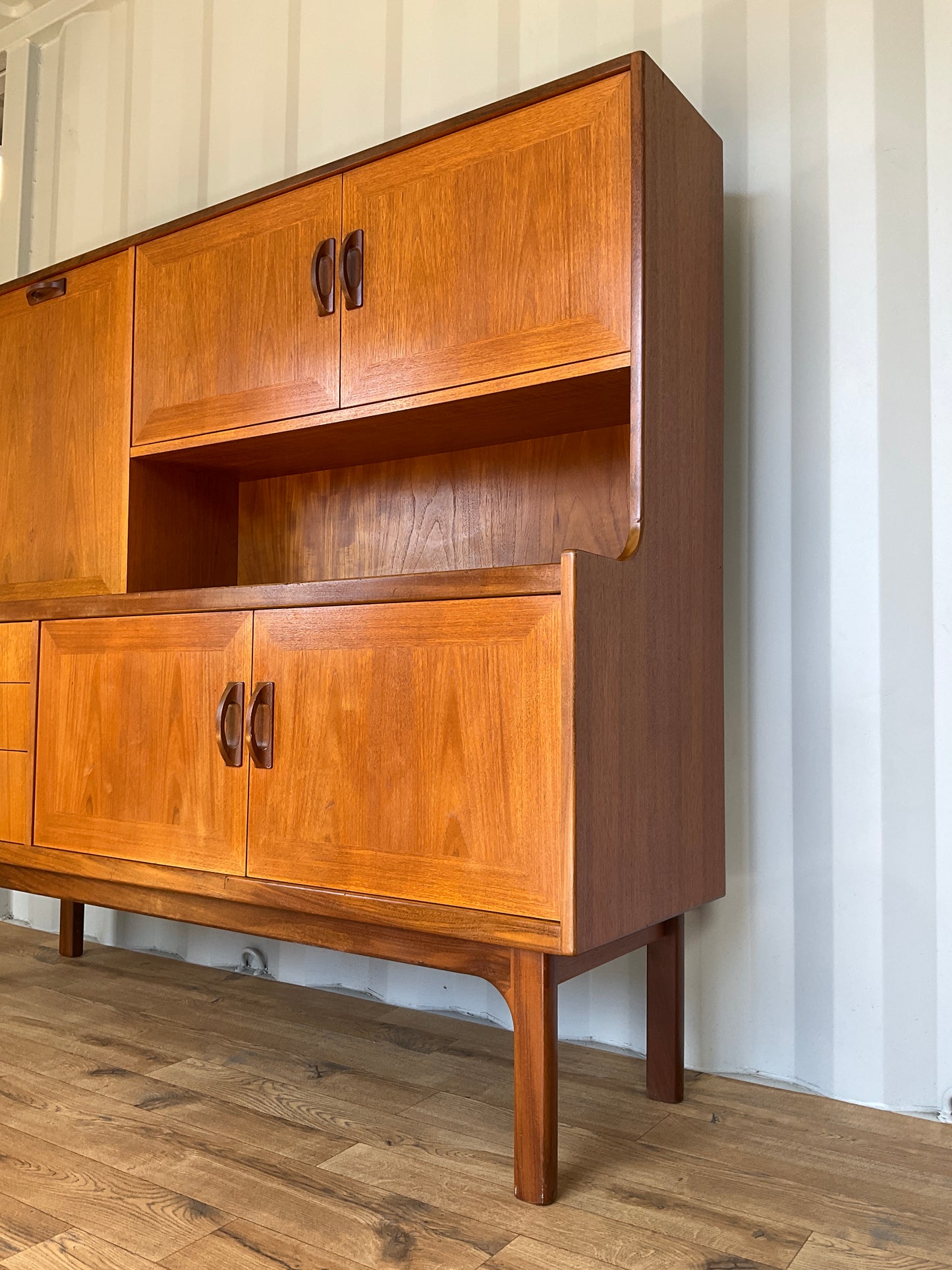 G Plan Highboard Teak - Mid-Century Sierra Range