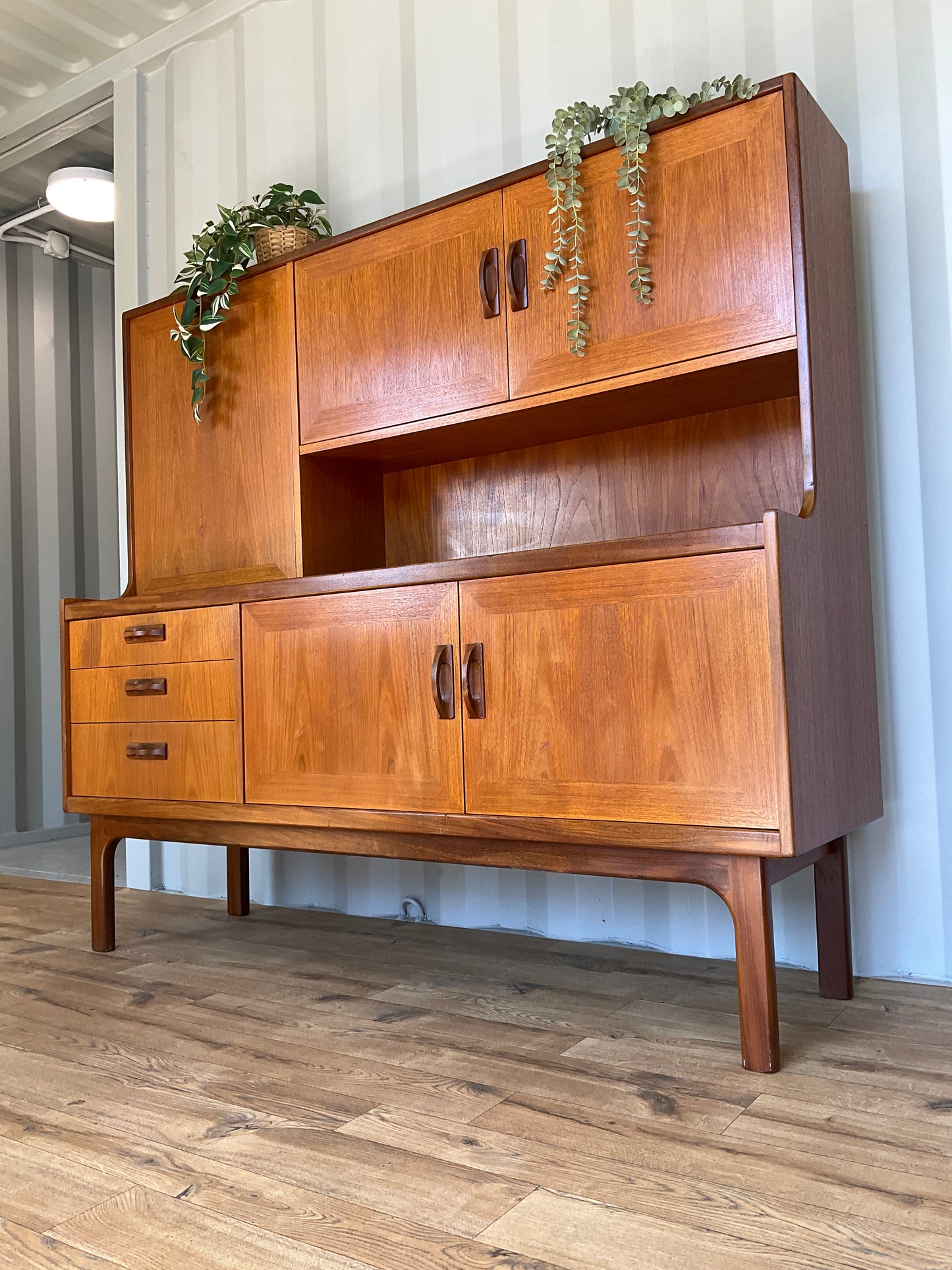 G Plan Highboard Teak - Mid-Century Sierra Range