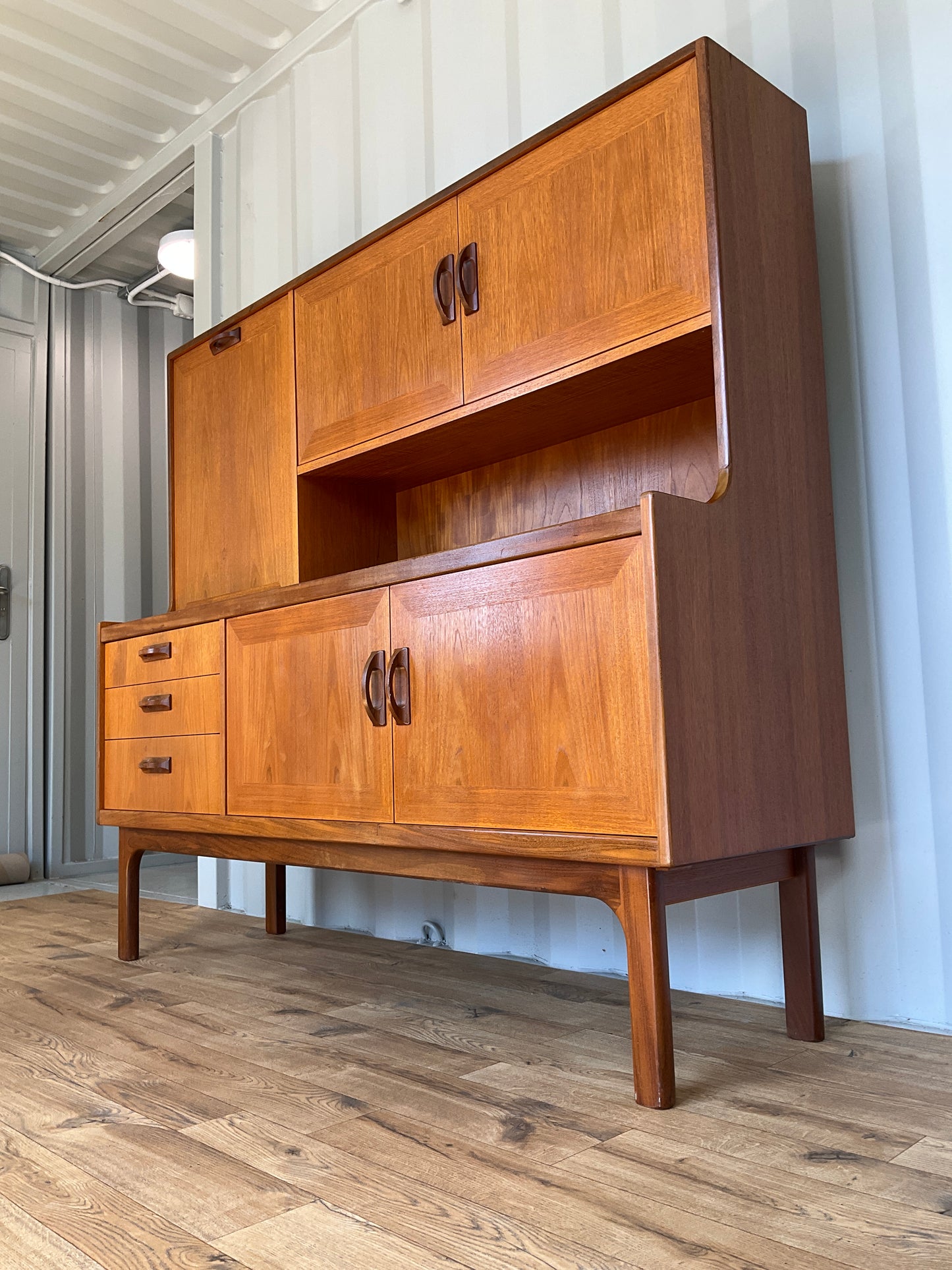 G Plan Highboard Teak - Mid-Century Sierra Range