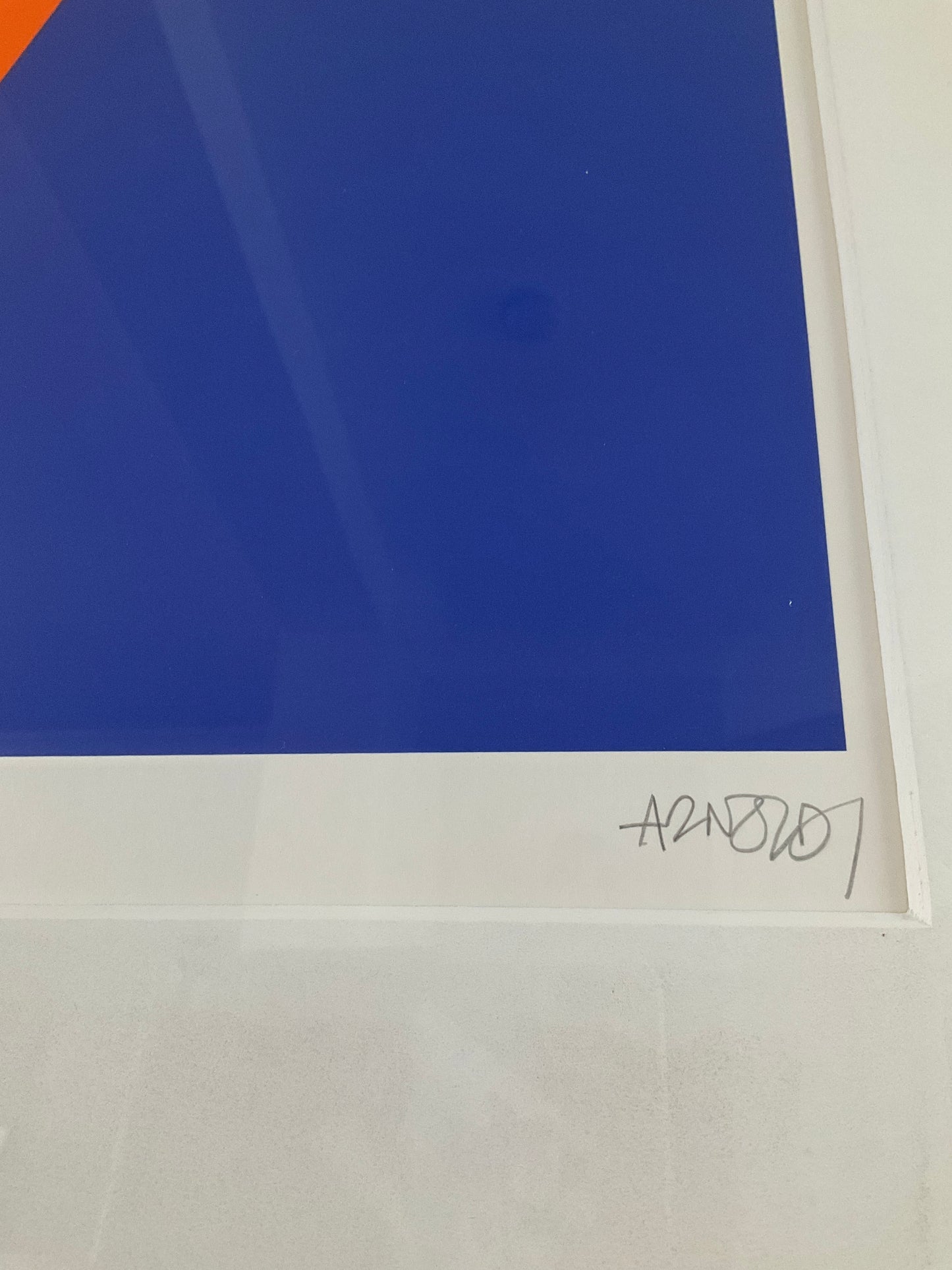 Per Arnoldi Print Limited Edition Signed No. 1172/1200 – Danish Modern Abstract Geometric Art – Framed 69cm x 58cm