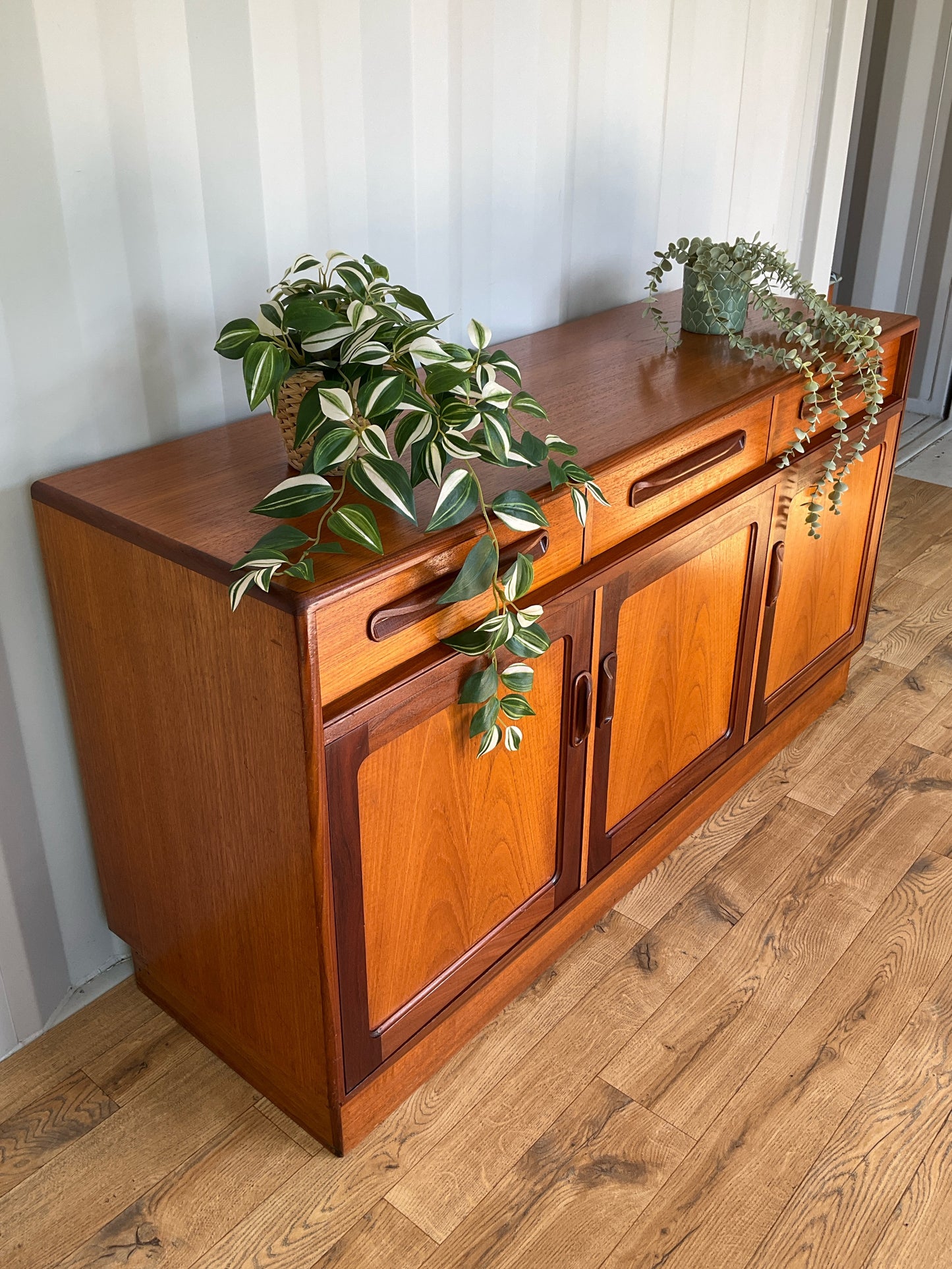 G Plan Mid-Century Sideboard - Teak Media Cabinet Unit