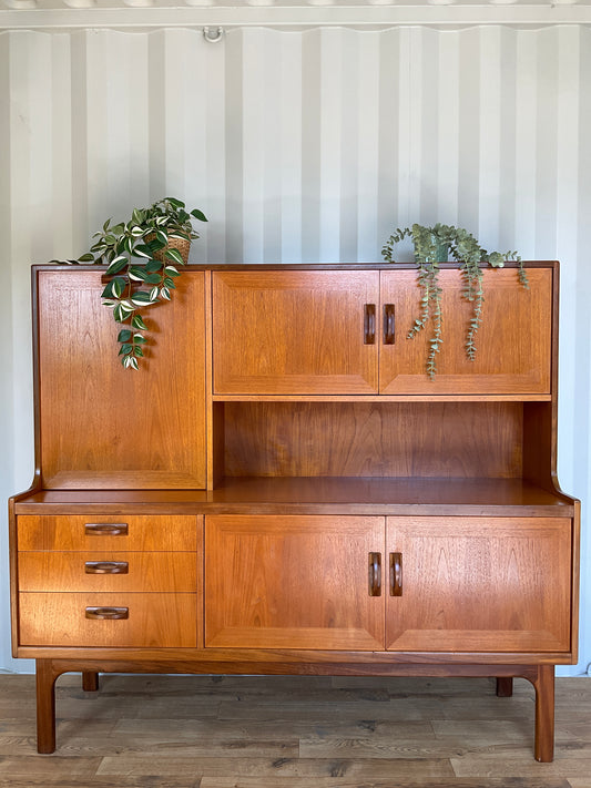 G Plan Highboard Teak - Mid-Century Sierra Range