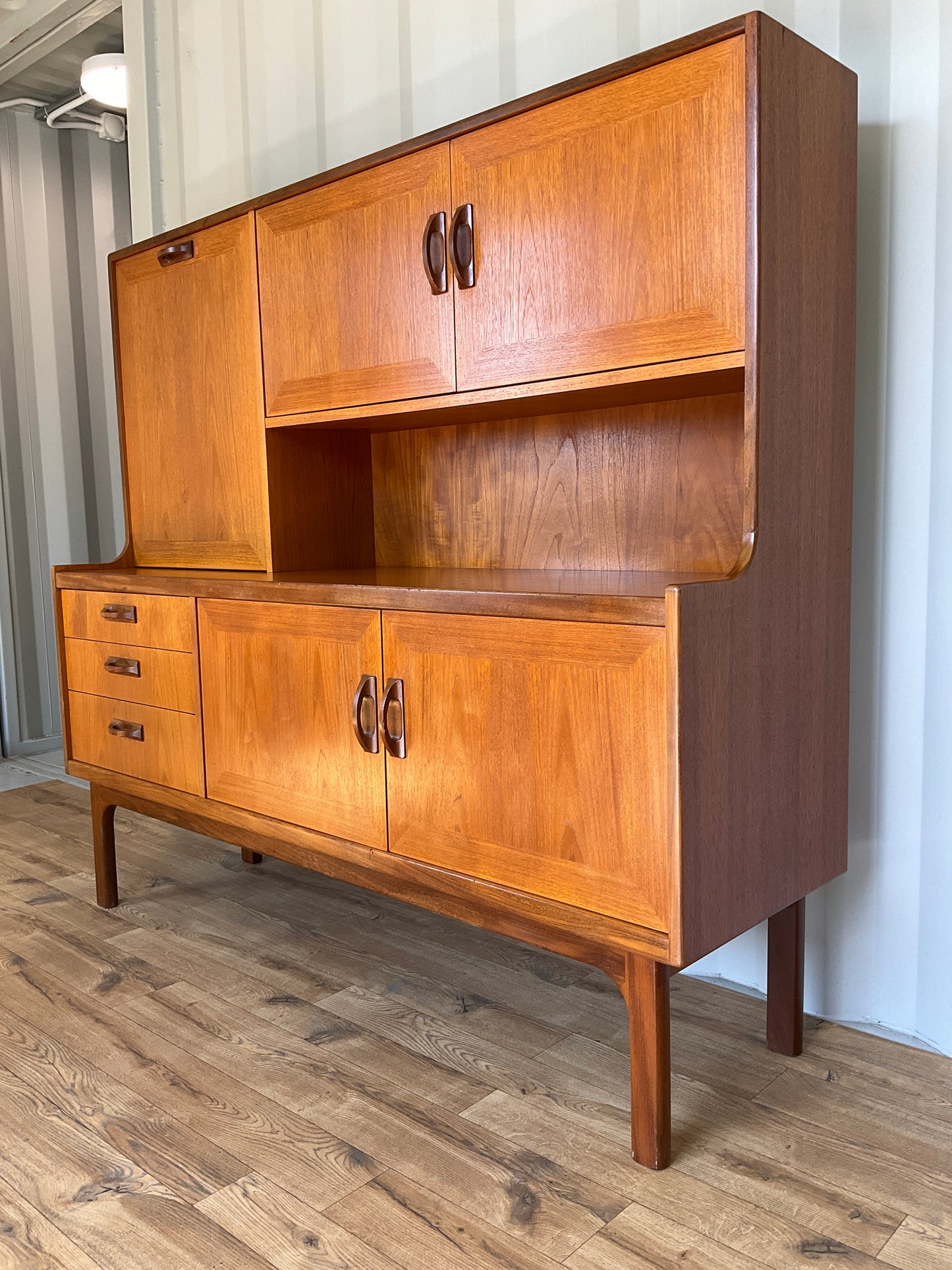 G Plan Highboard Teak - Mid-Century Sierra Range