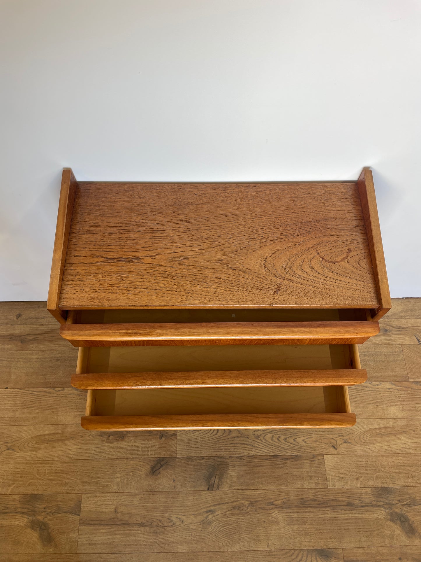 Danish Teak Chest of Drawers / Bedside 3 Drawers / Vintage