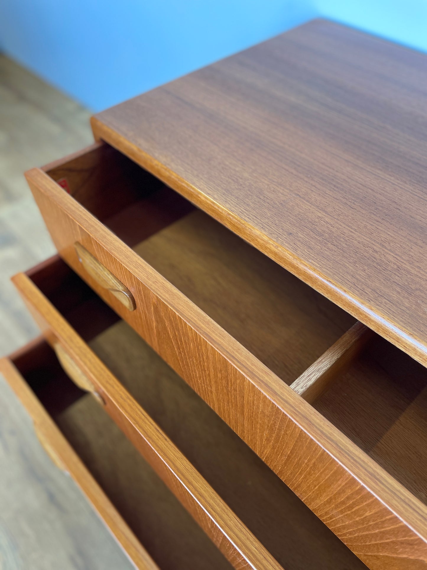 G Plan Chest of Drawers Teak Fresco Range - Mid-Century 3 Drawer